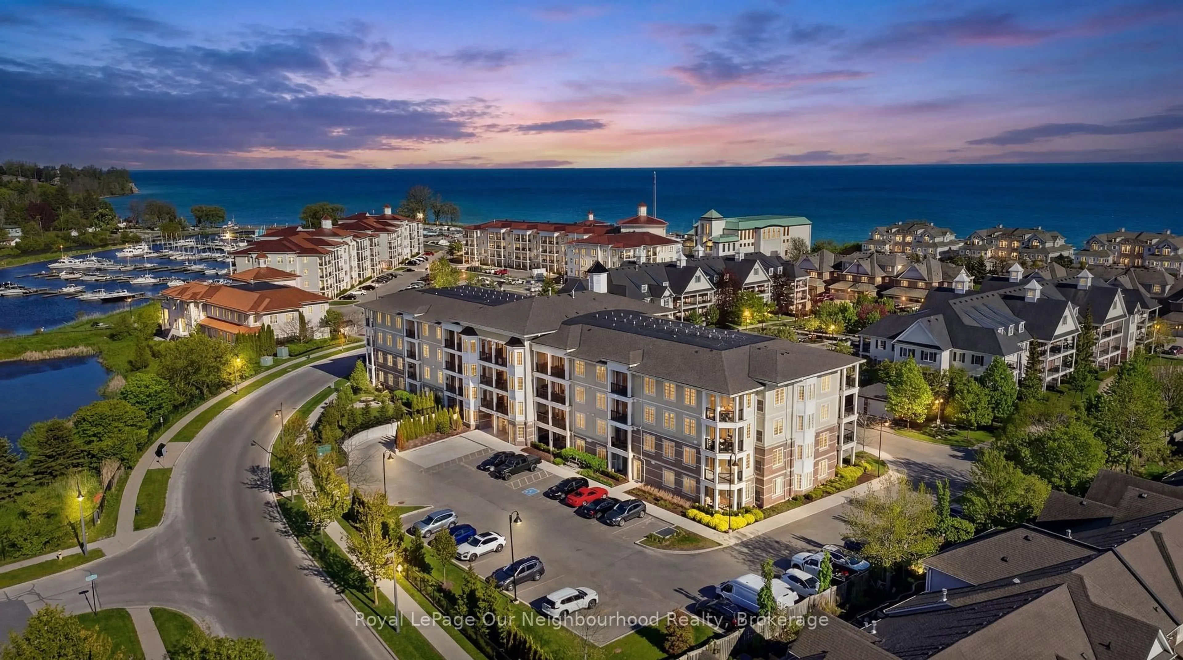 A pic from outside/outdoor area/front of a property/back of a property/a pic from drone, water/lake/river/ocean view for 65 Shipway Ave #312, Clarington Ontario L1B 0B7