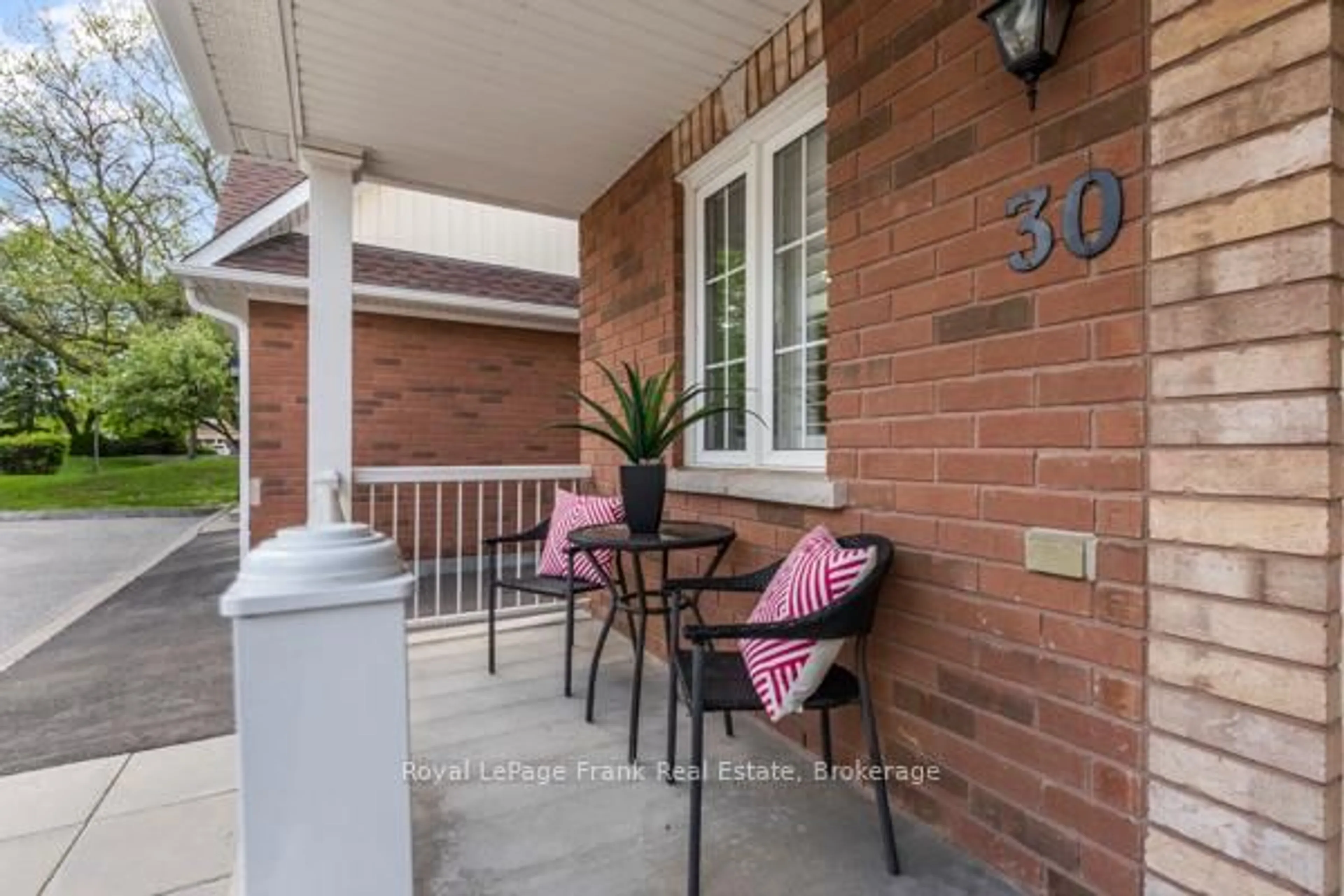 Patio, street for 30 Gidley Lane #30, Ajax Ontario L1T 4Z7