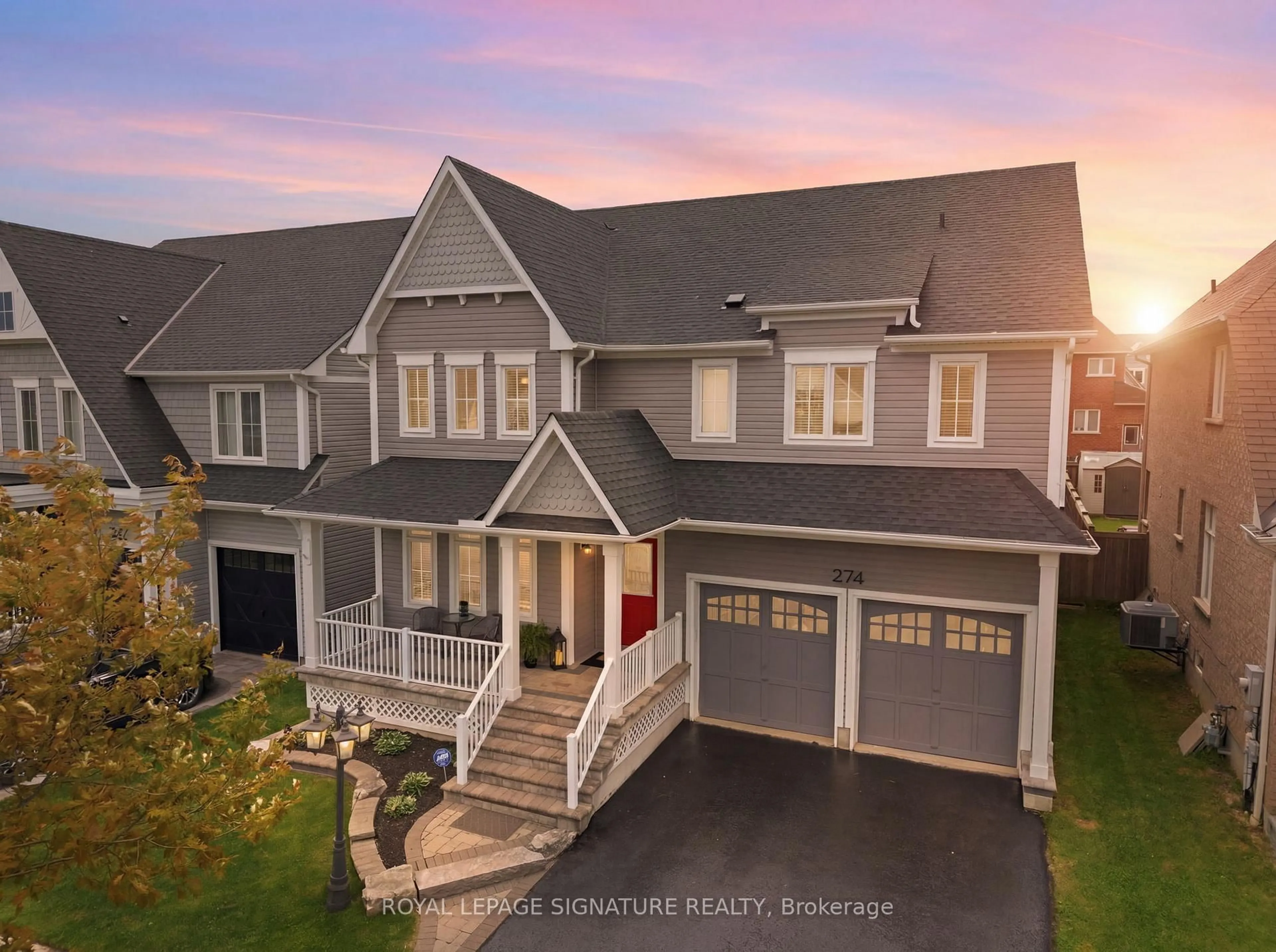 Home with vinyl exterior material, unknown for 274 Montgomery Ave, Whitby Ontario L1M 0B6