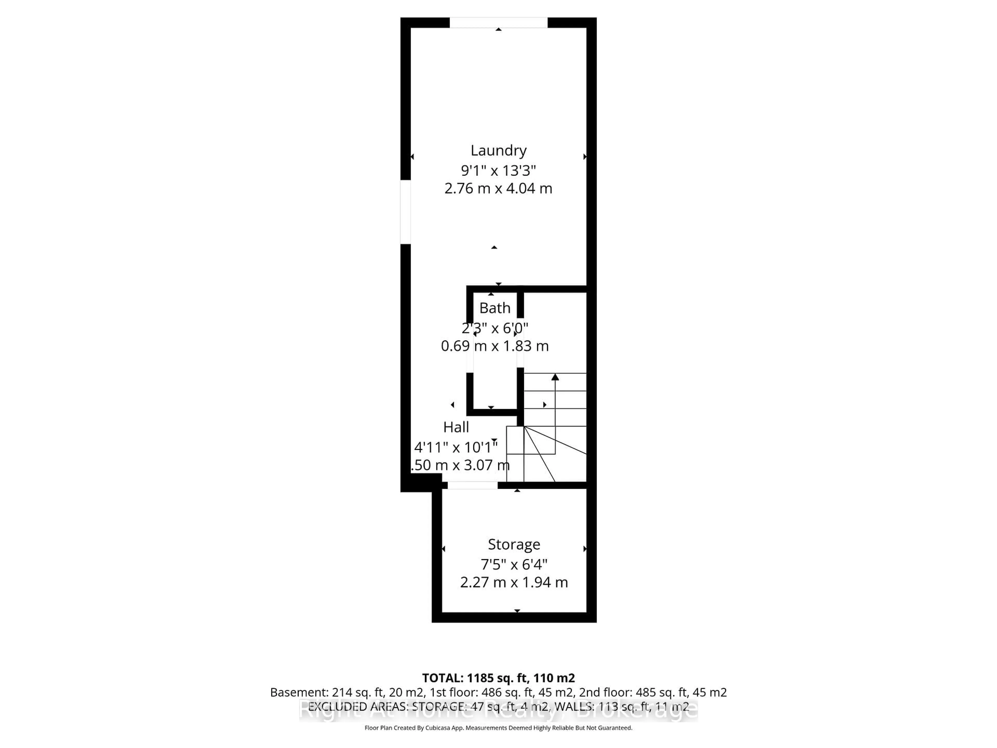 Floor plan for 303 Garden St #12, Whitby Ontario L1N 3W3