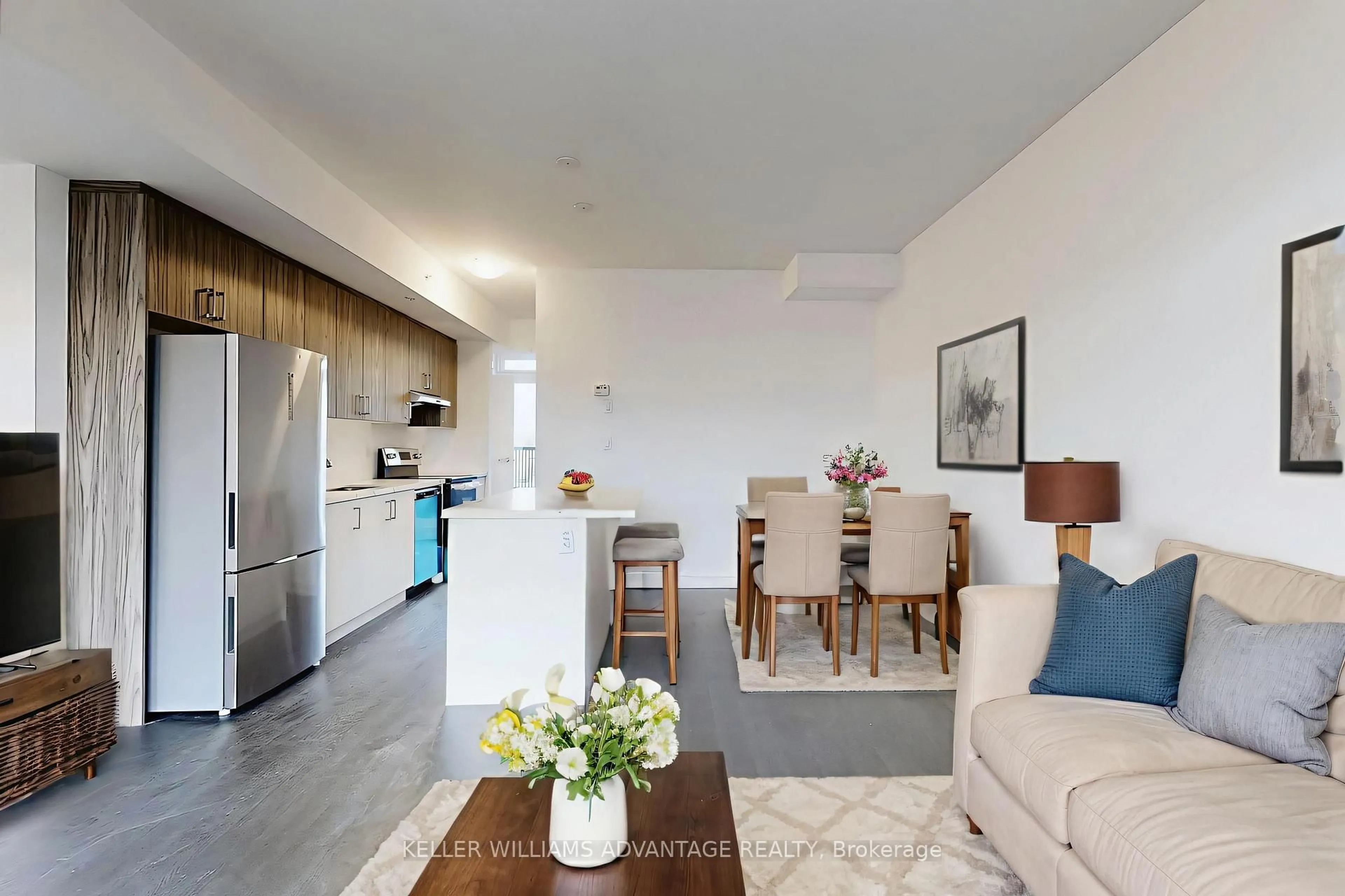 Open concept kitchen, unknown for 188 Angus Dr #26, Ajax Ontario L1S 0G5