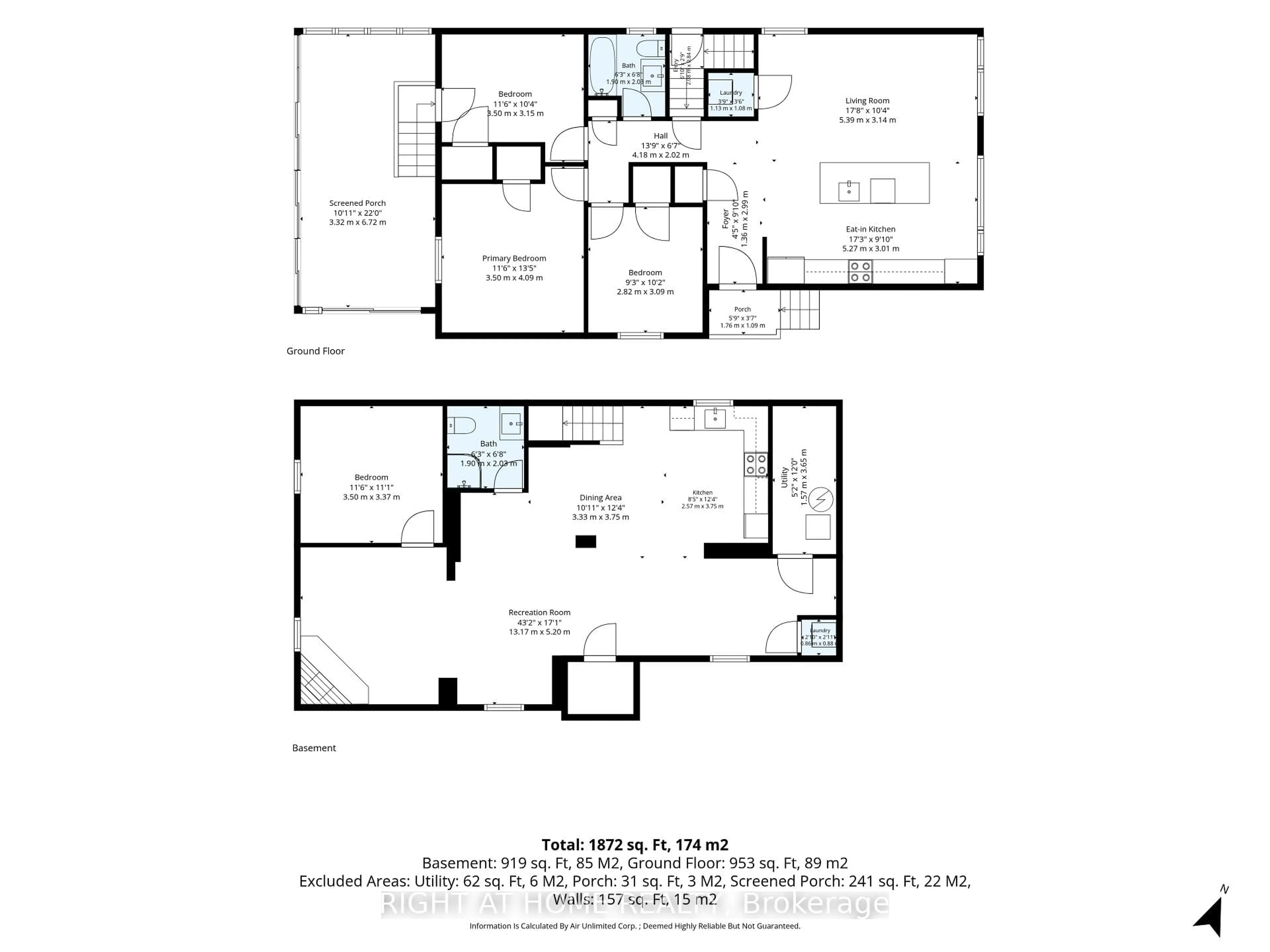 Floor plan for 36 Vauxhall Dr, Toronto Ontario M1P 1P7