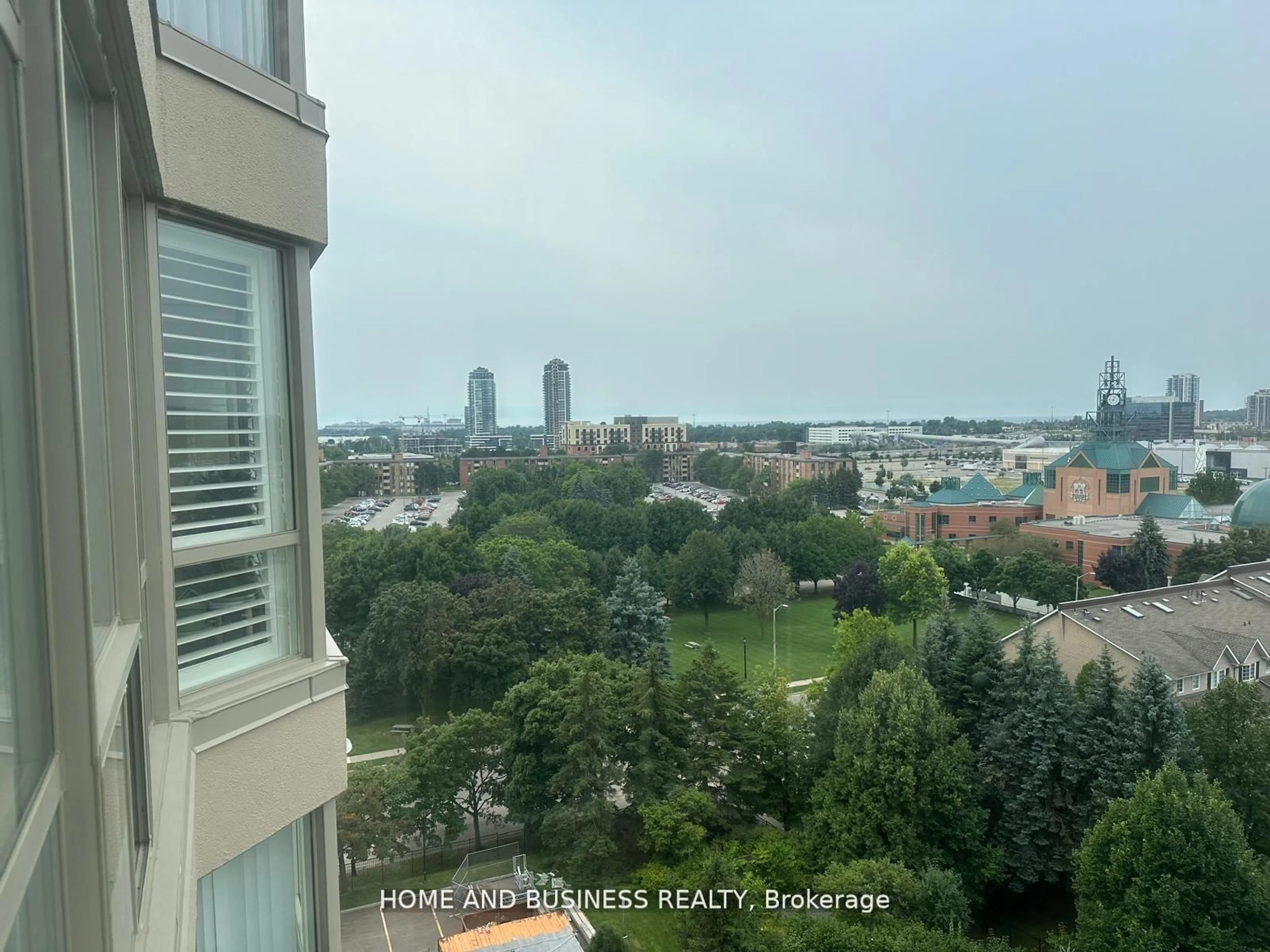 Balcony in the apartment, city buildings view from balcony for 1880 Valley Farm Rd #1023, Pickering Ontario L1V 6B3