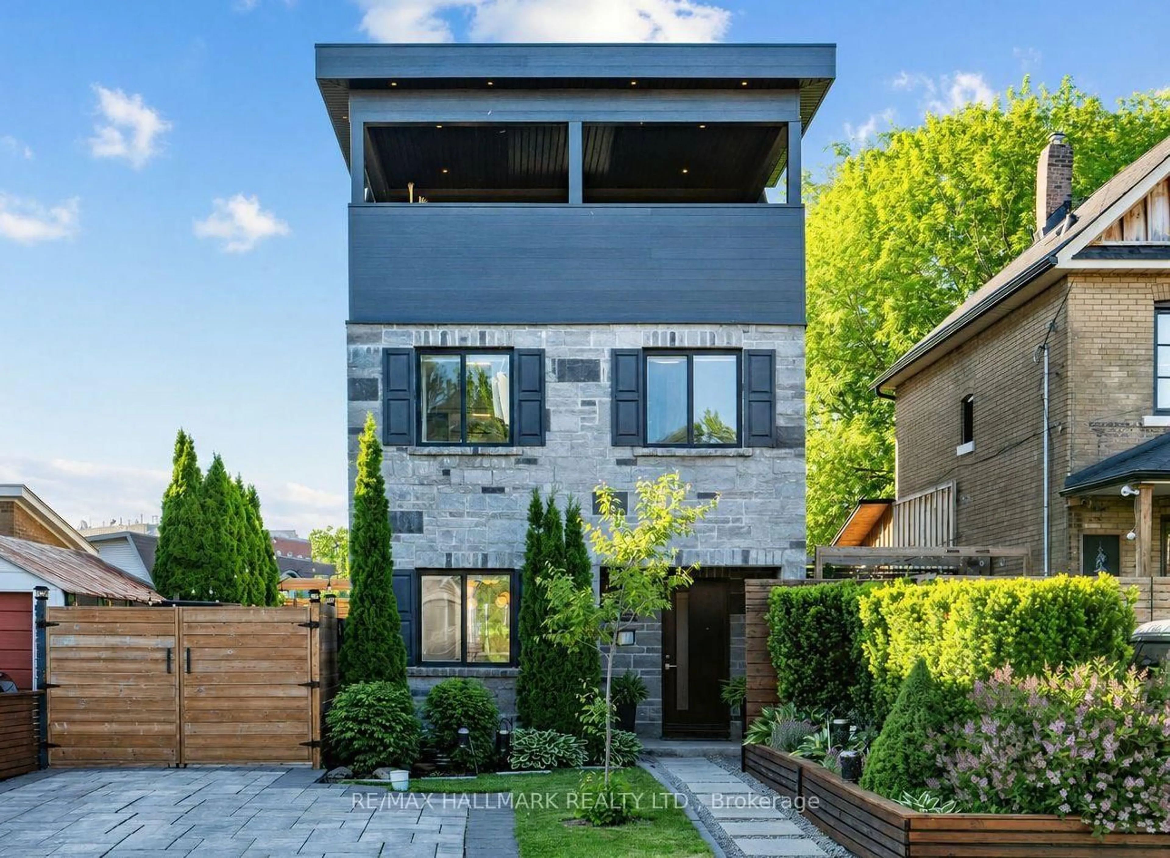 Home with brick exterior material, street for 4A Midburn Ave, Toronto Ontario M4C 2C9