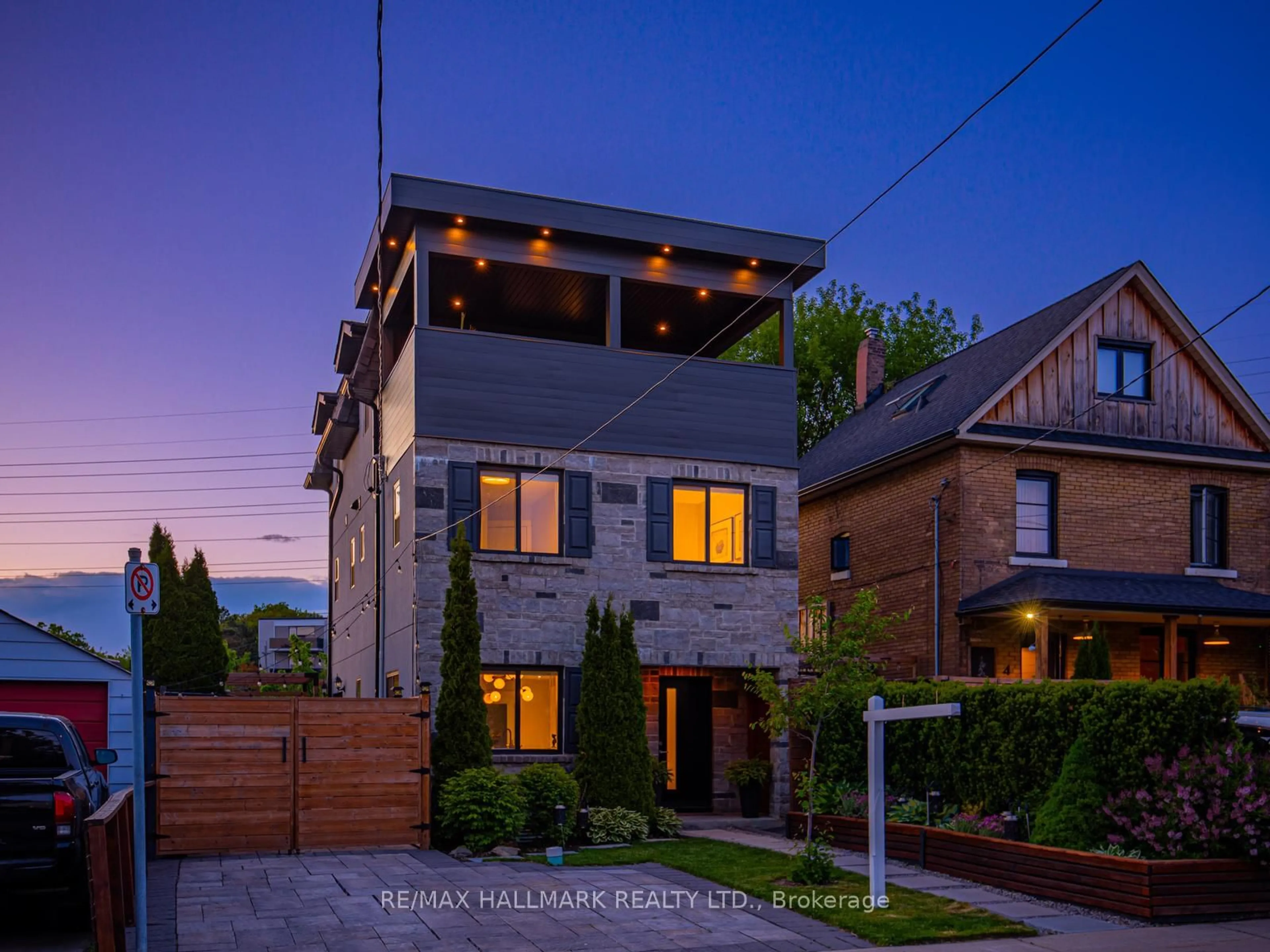 Home with brick exterior material, street for 4A Midburn Ave, Toronto Ontario M4C 2C9