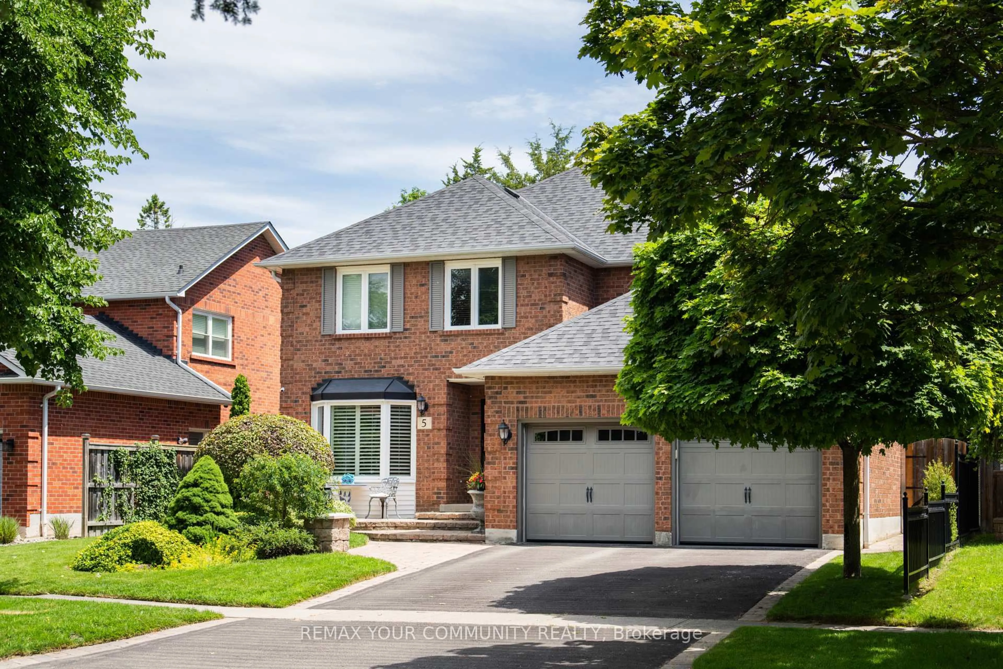 Home with brick exterior material, street for 5 Carriage Lane, Clarington Ontario L1E 1J9