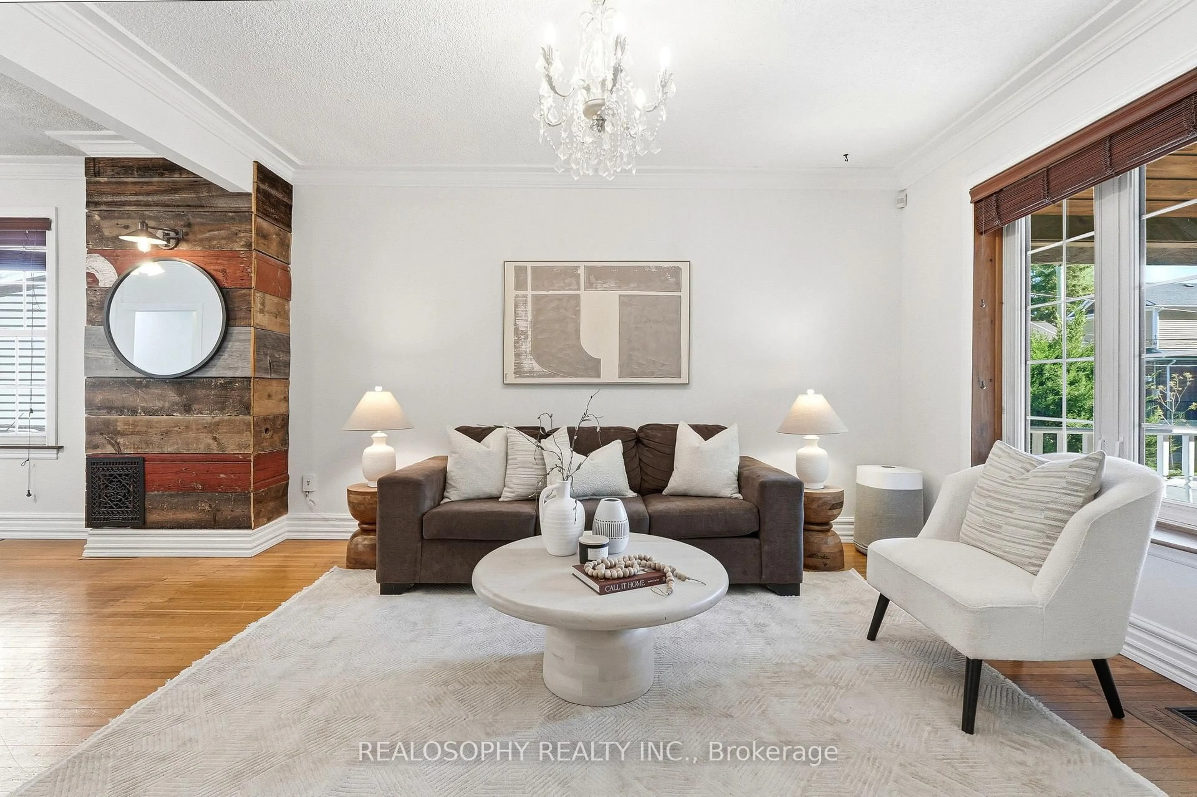 Living room with furniture, unknown for 10 Medford Ave, Toronto Ontario M1L 4G2
