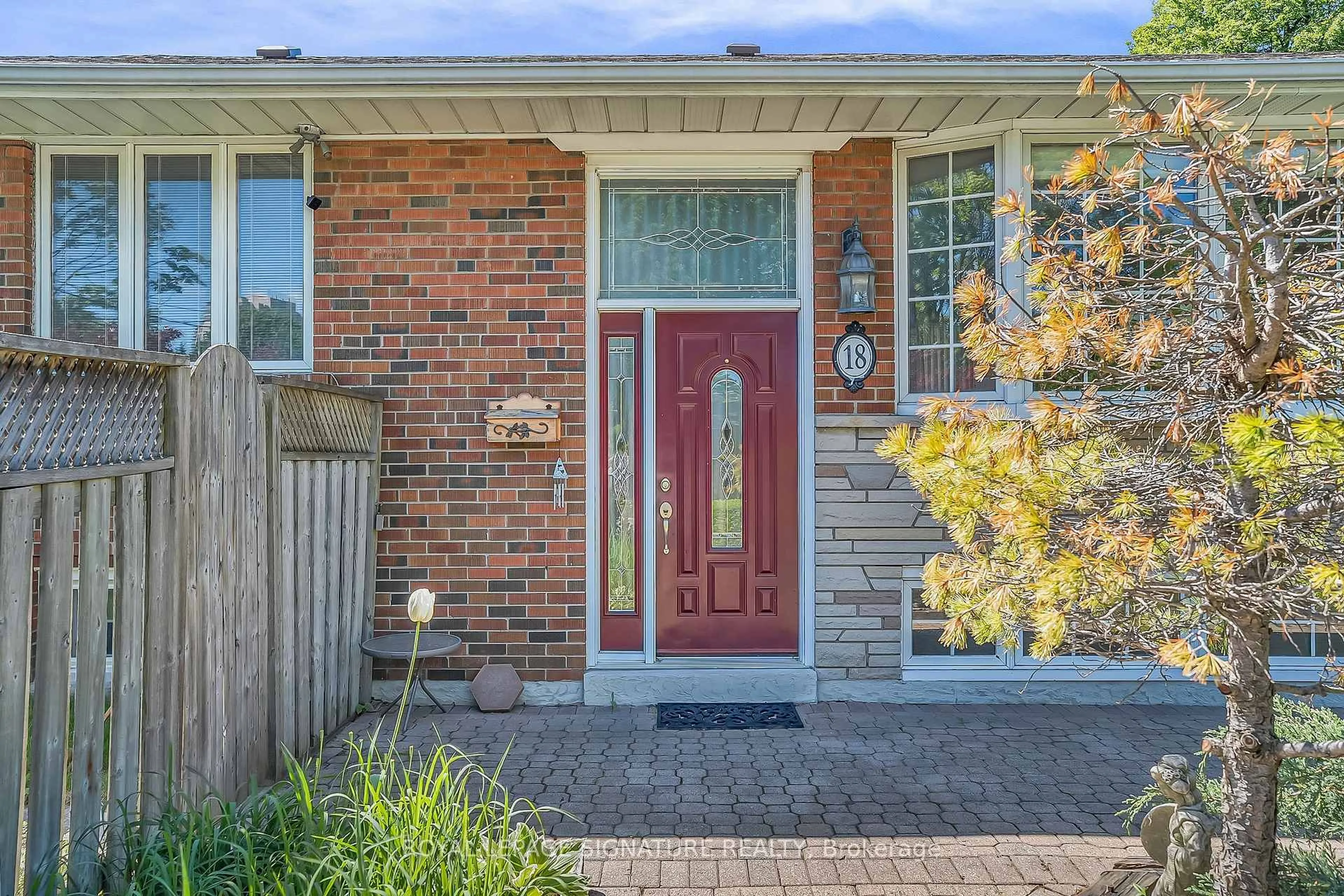 Home with brick exterior material, street for 18 Verlaine Pl, Toronto Ontario M1P 3X3