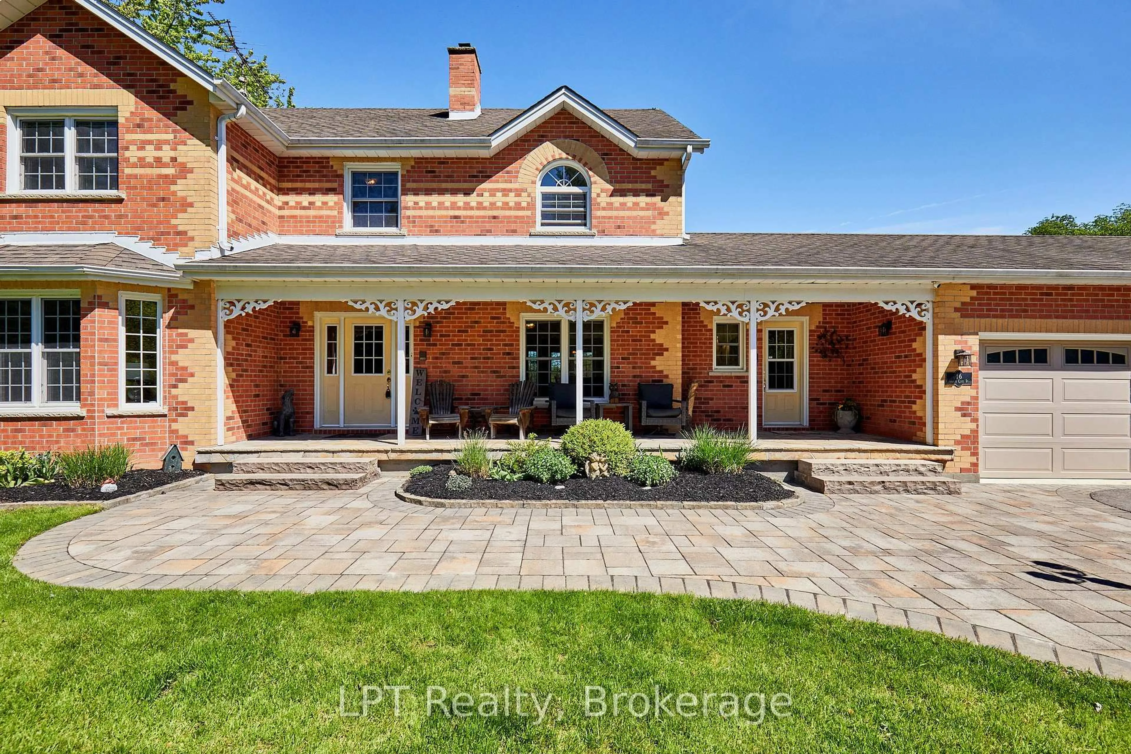 Home with brick exterior material, street for 16 Cawkers Cove Rd, Scugog Ontario L9L 1P4