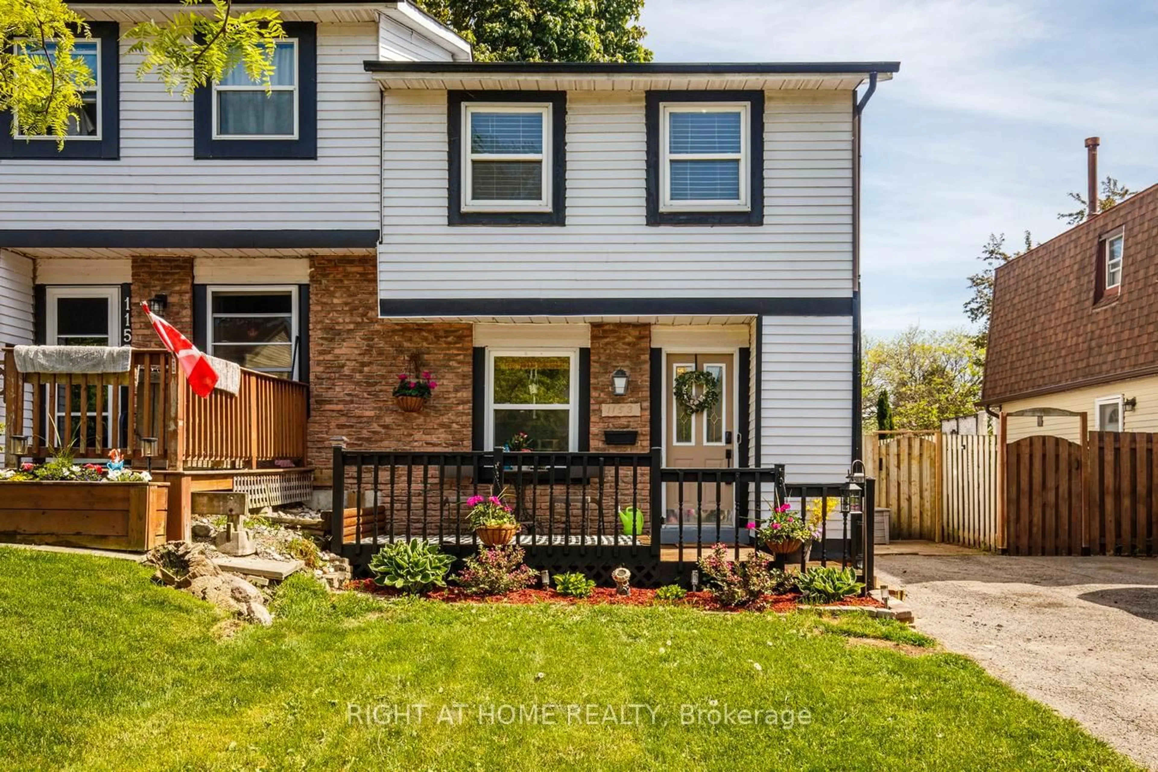 Home with brick exterior material, street for 1153 Southdale Ave, Oshawa Ontario L1H 7Y9