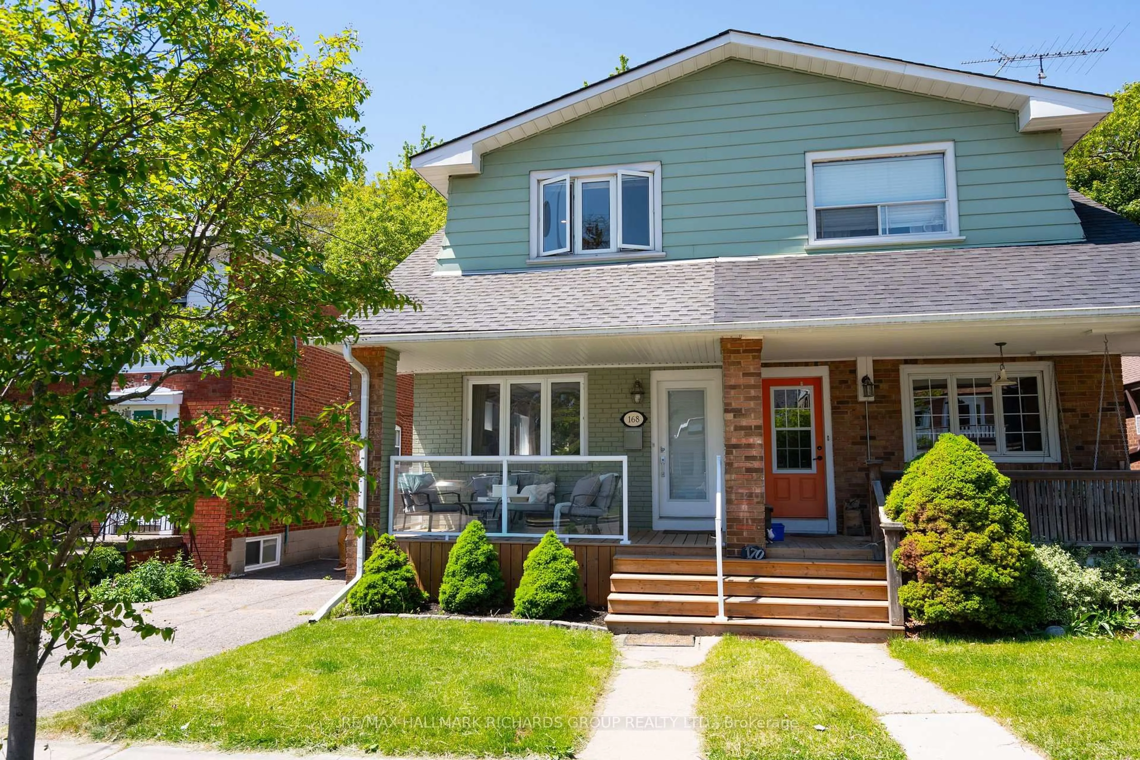 Home with brick exterior material, street for 168 Blantyre Ave, Toronto Ontario M1N 2R5
