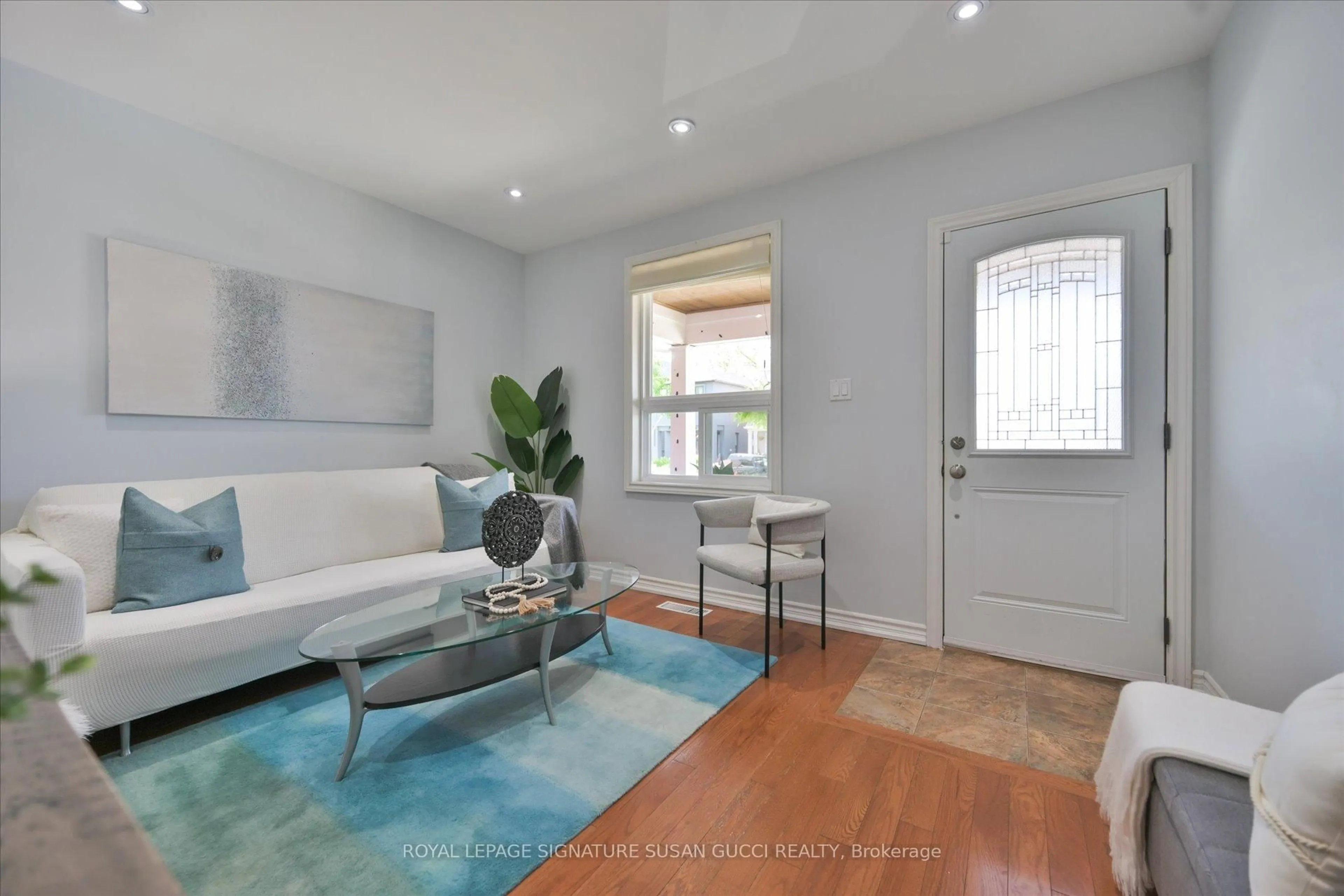 Living room with furniture, unknown for 107 Barker Ave, Toronto Ontario M4C 2N8