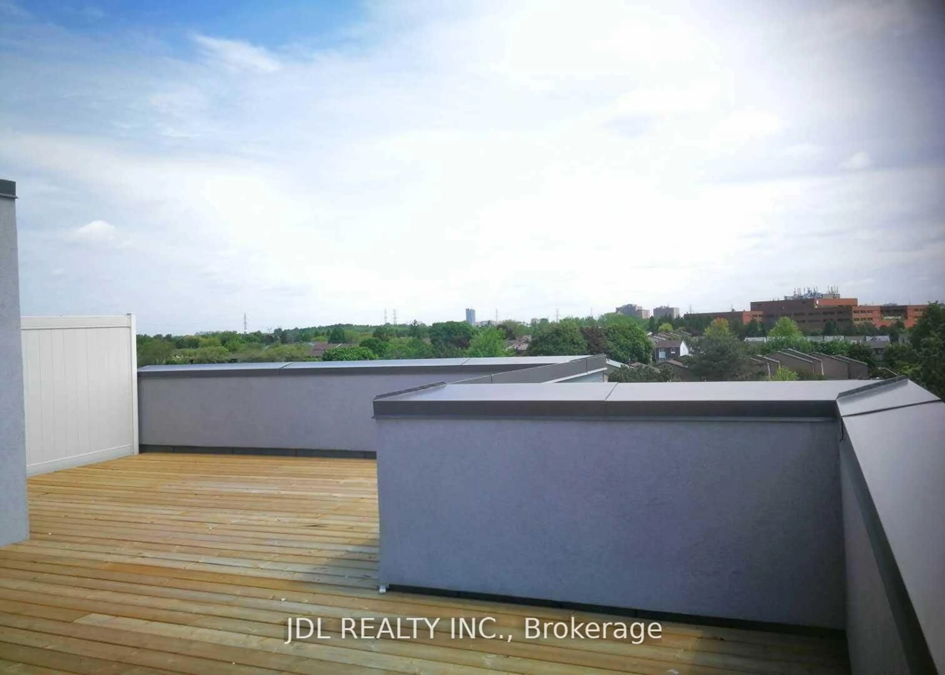 Balcony in the apartment, city buildings view from balcony for 2100 Bridletowne Circ #316, Toronto Ontario M1W 2L1