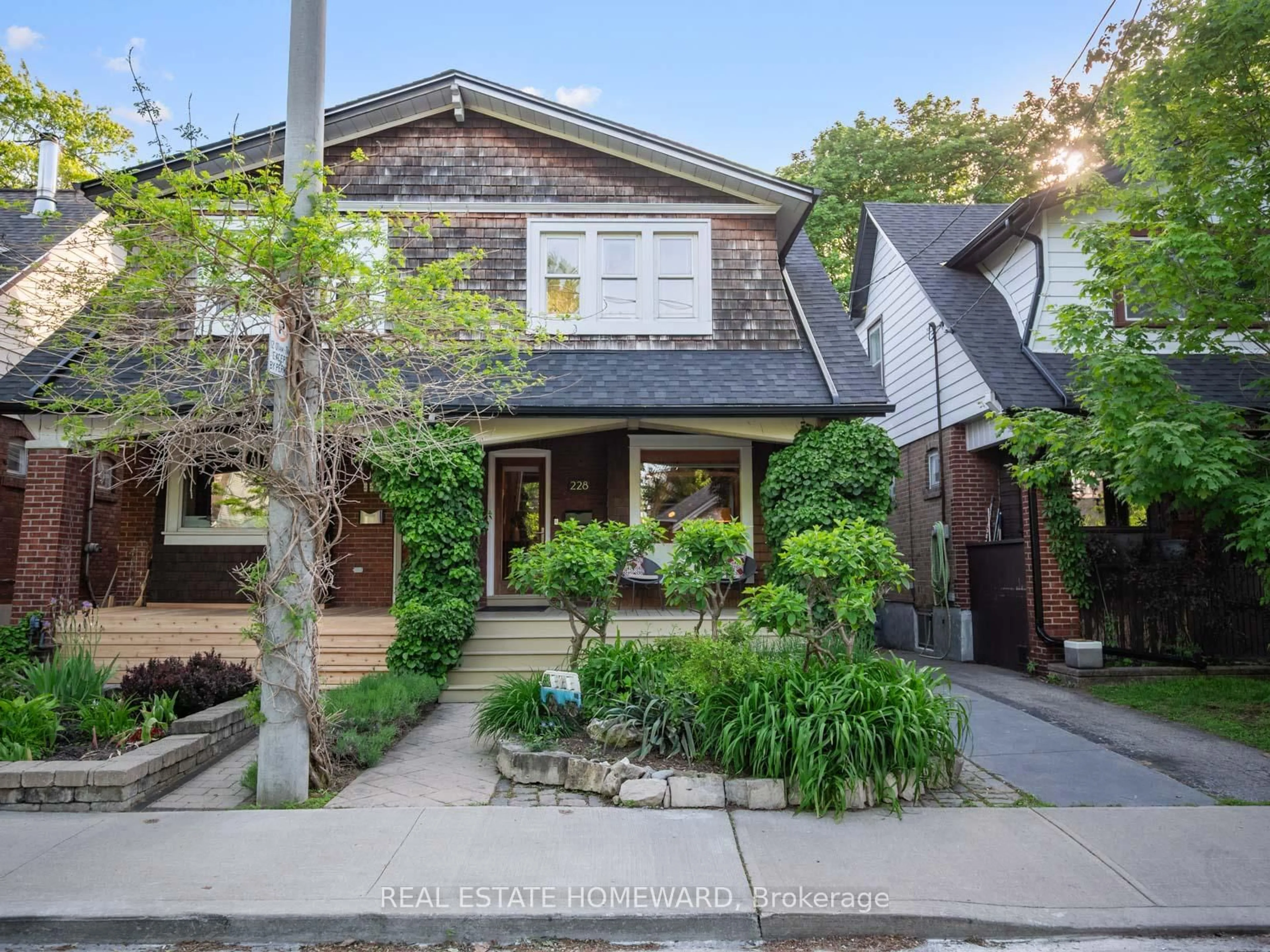 Home with brick exterior material, street for 228 Bingham Ave, Toronto Ontario M4E 3R5