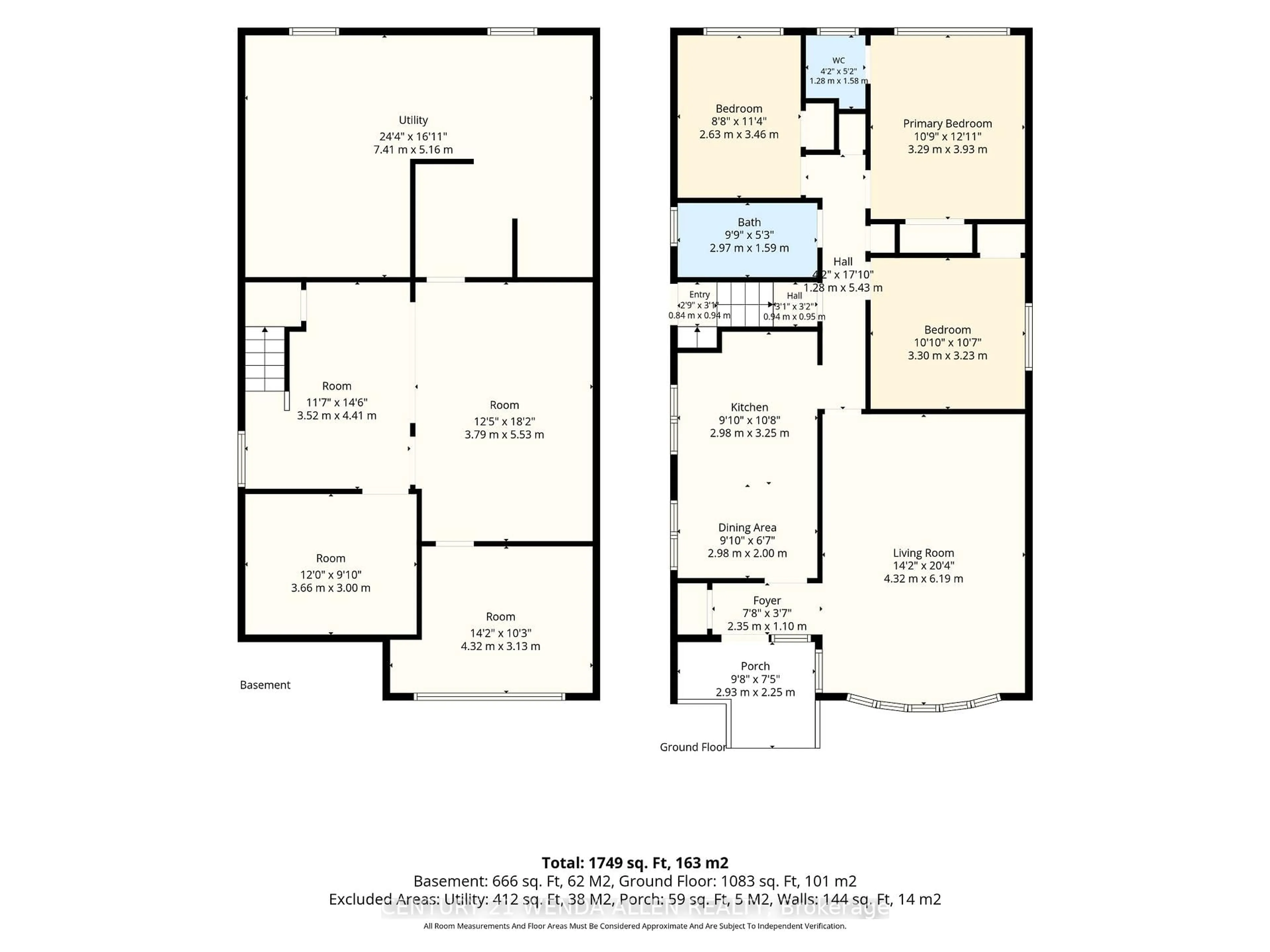 Floor plan for 903 Grenoble Blvd, Pickering Ontario L1W 1T9