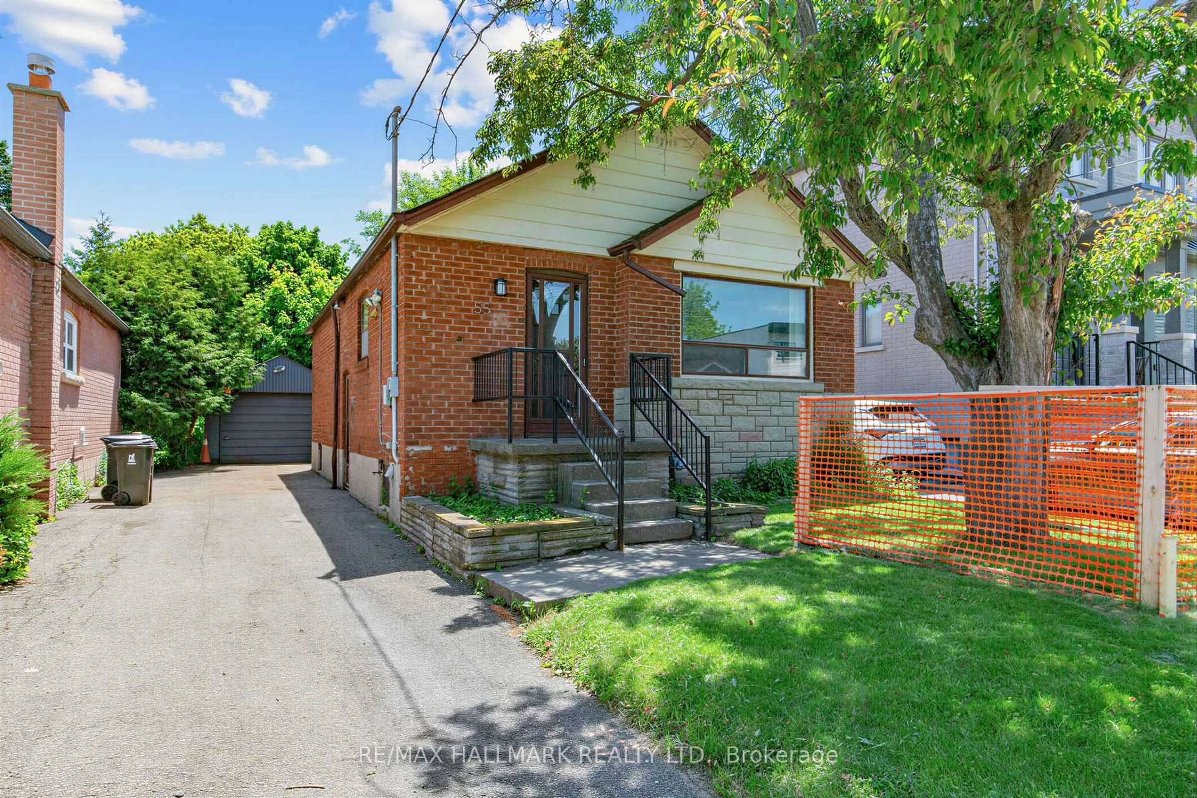 Home with brick exterior material, street for 55 Joanith Dr, Toronto Ontario M4B 1S8