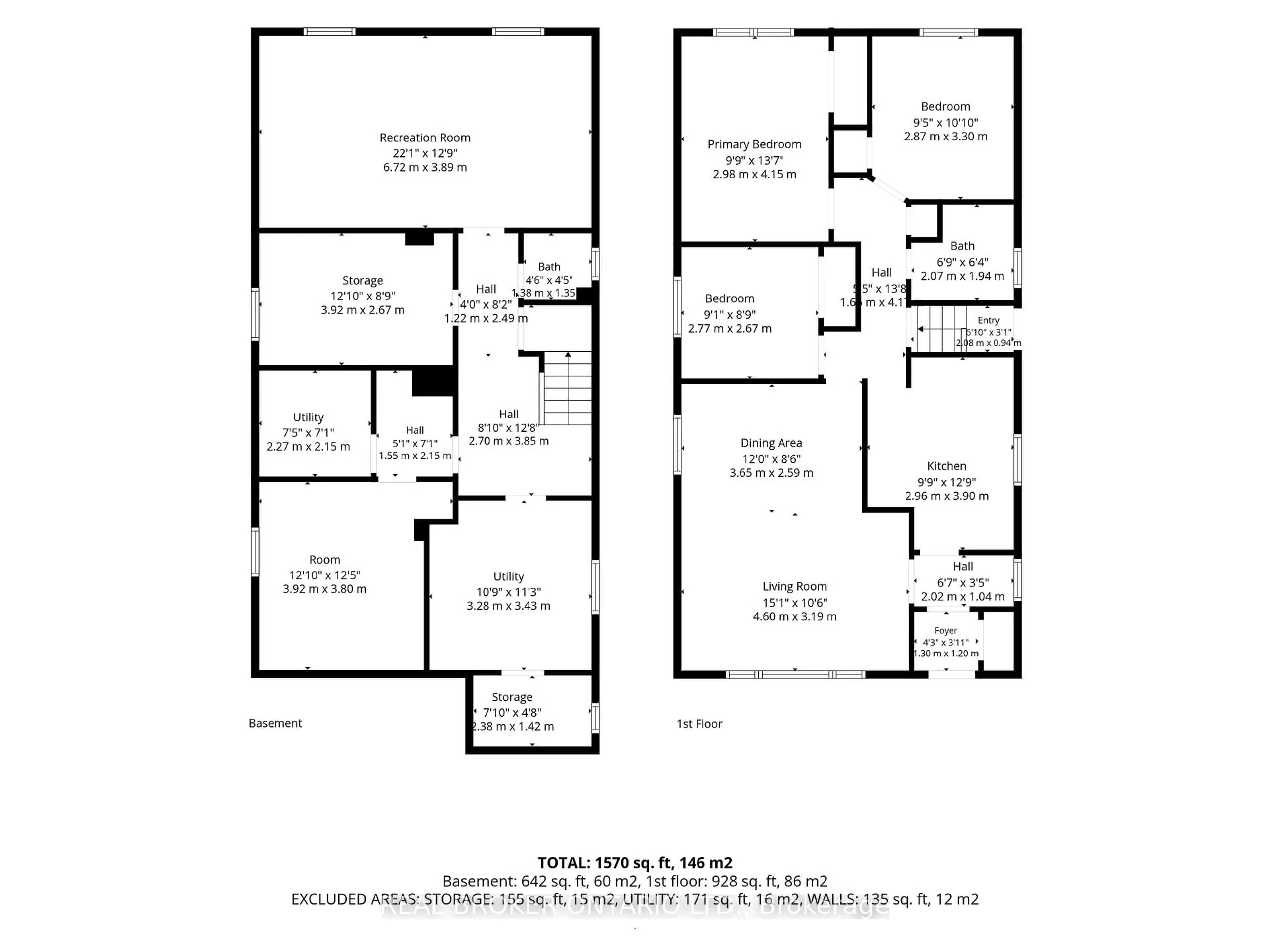Floor plan for 40 Japonica Rd, Toronto Ontario M1R 4S2