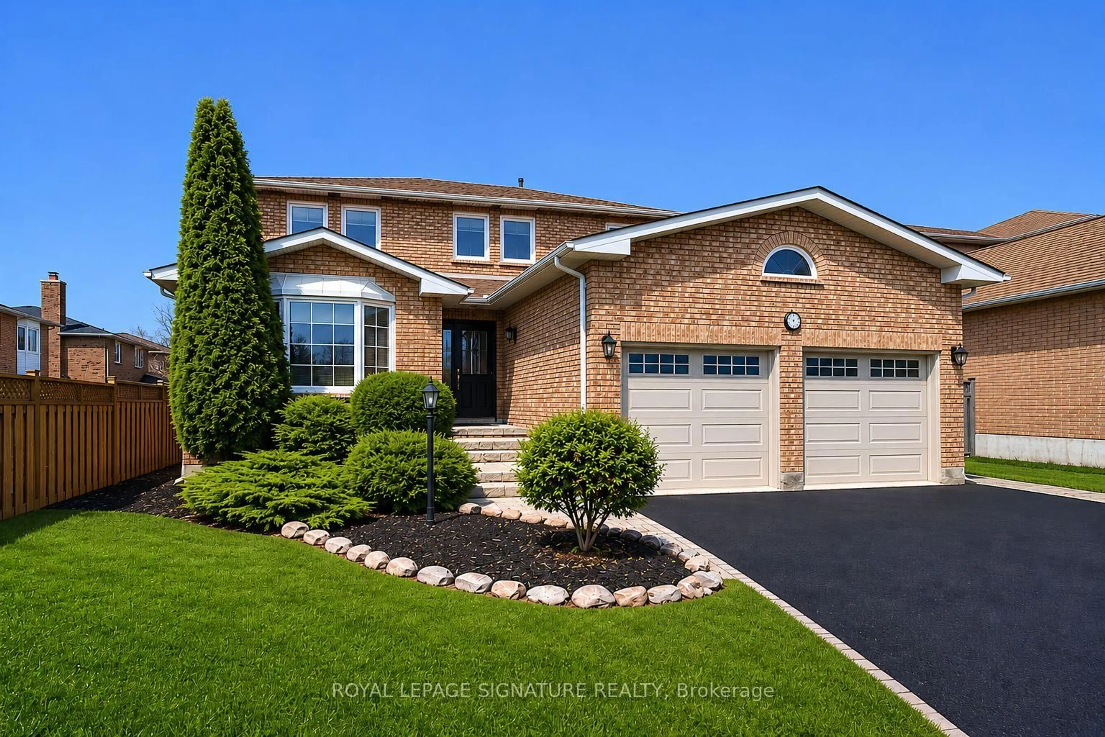 Home with brick exterior material, street for 43 Falstaff Cres, Whitby Ontario L1R 1W3