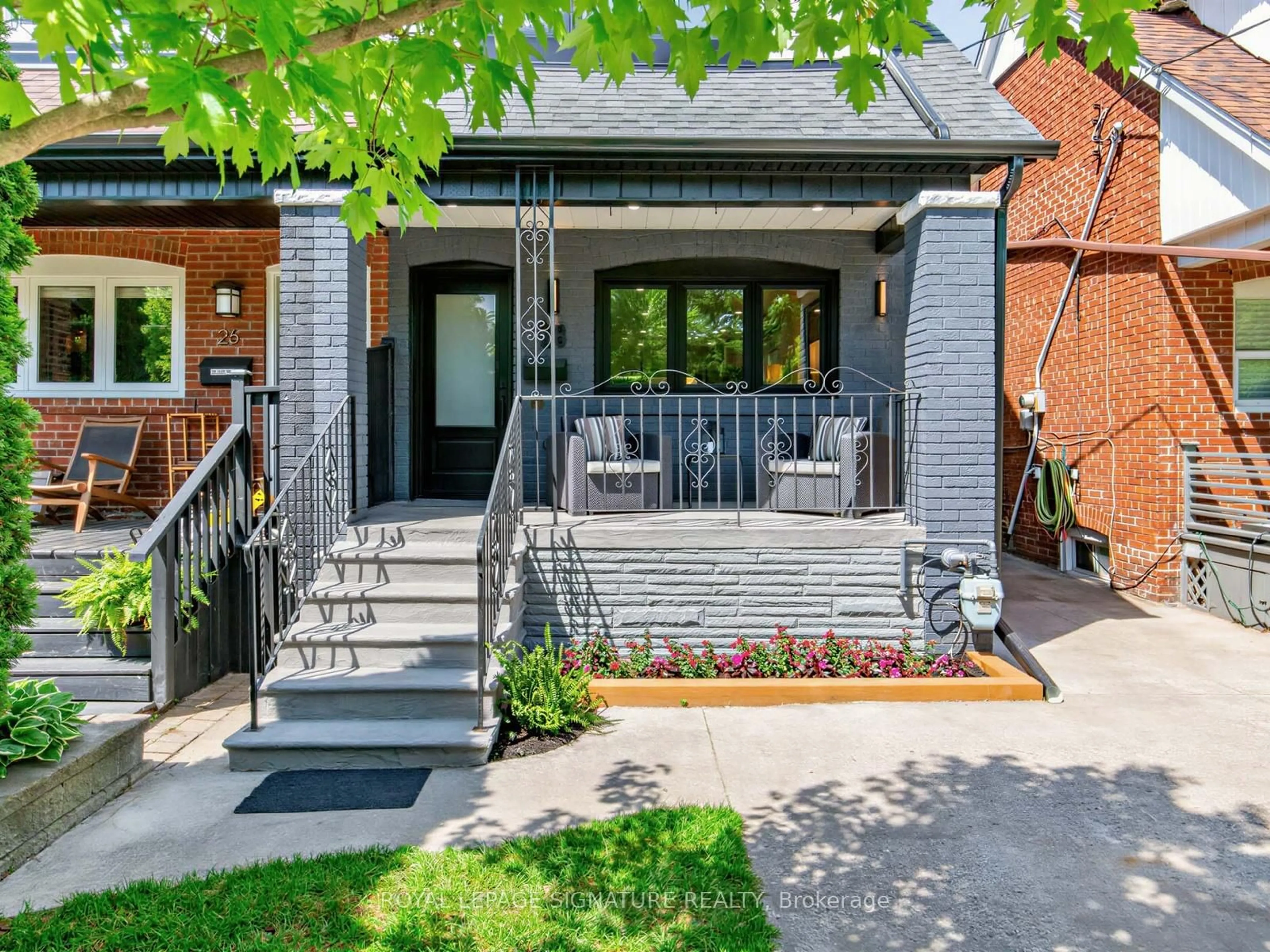 Home with brick exterior material, street for 28 Durant Ave, Toronto Ontario M4J 4V9