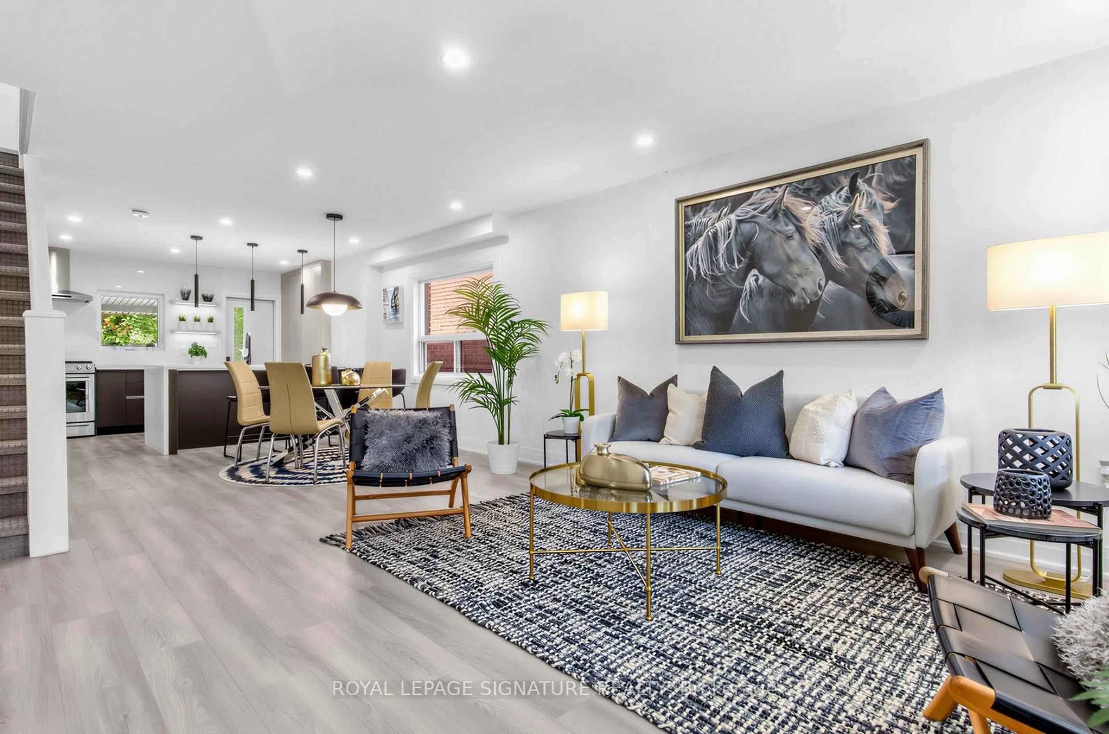 Living room with furniture, unknown for 28 Durant Ave, Toronto Ontario M4J 4V9
