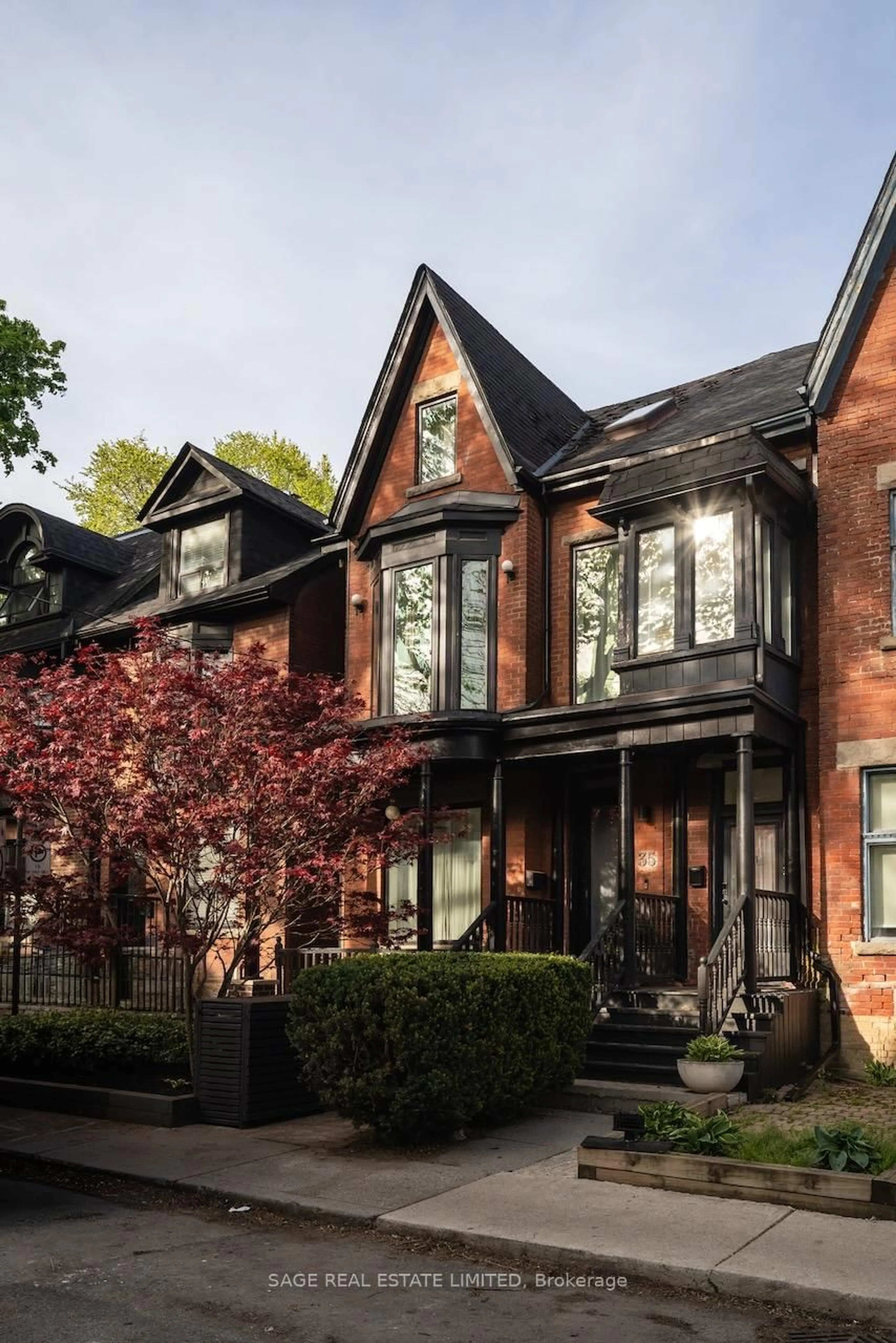 Home with brick exterior material, street for 35 Grant St, Toronto Ontario M4M 2H6