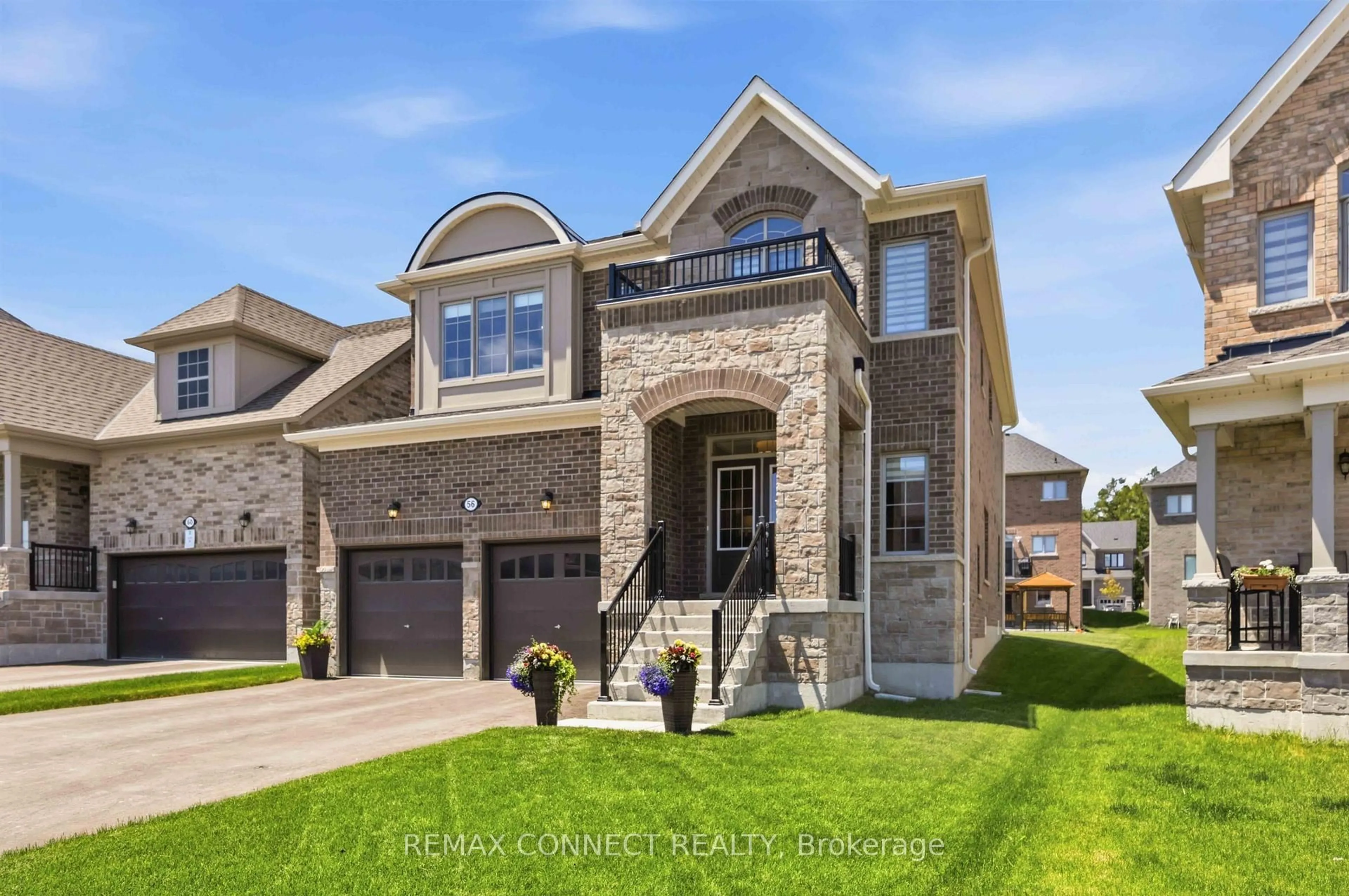 Home with brick exterior material, street for 56 Robin Tr, Scugog Ontario L9L 0C9