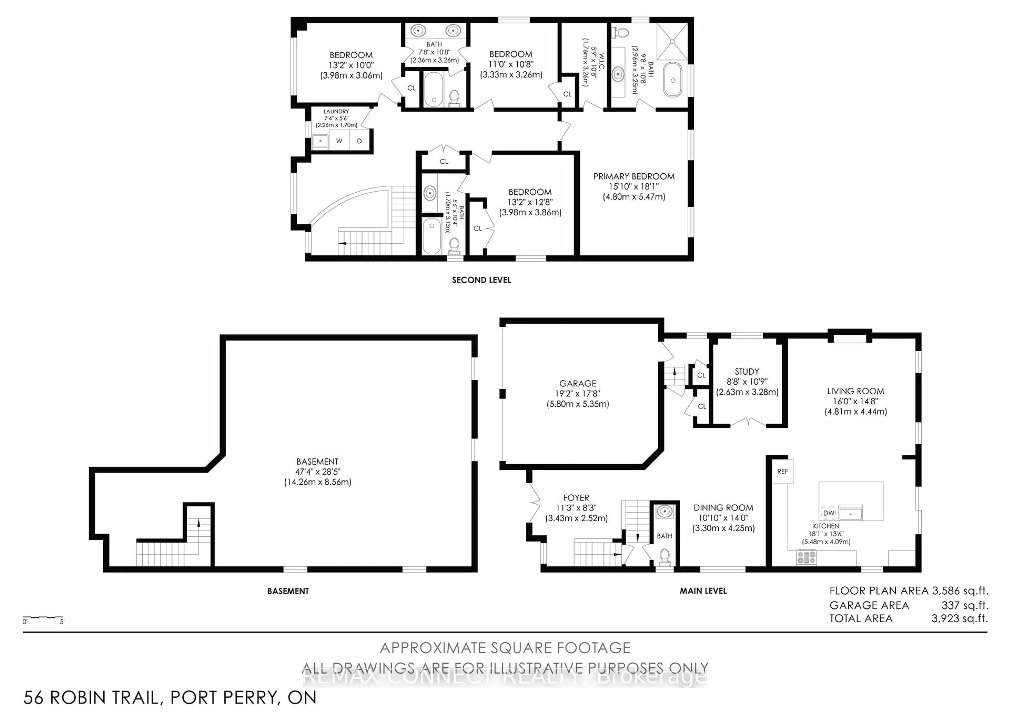 Floor plan for 56 Robin Tr, Scugog Ontario L9L 0C9