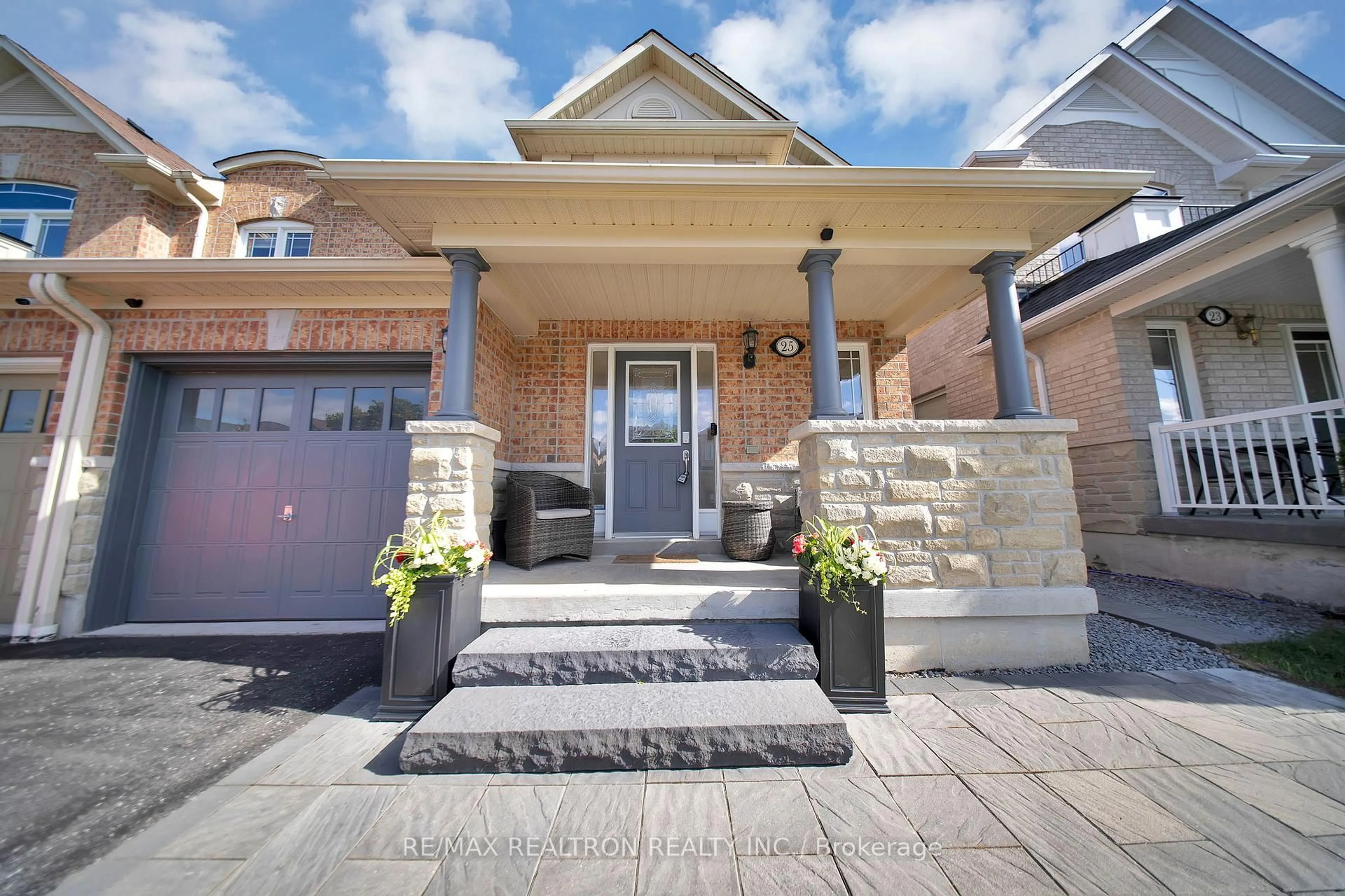 Home with brick exterior material, street for 25 Barden Cres, Ajax Ontario L1Z 2A8