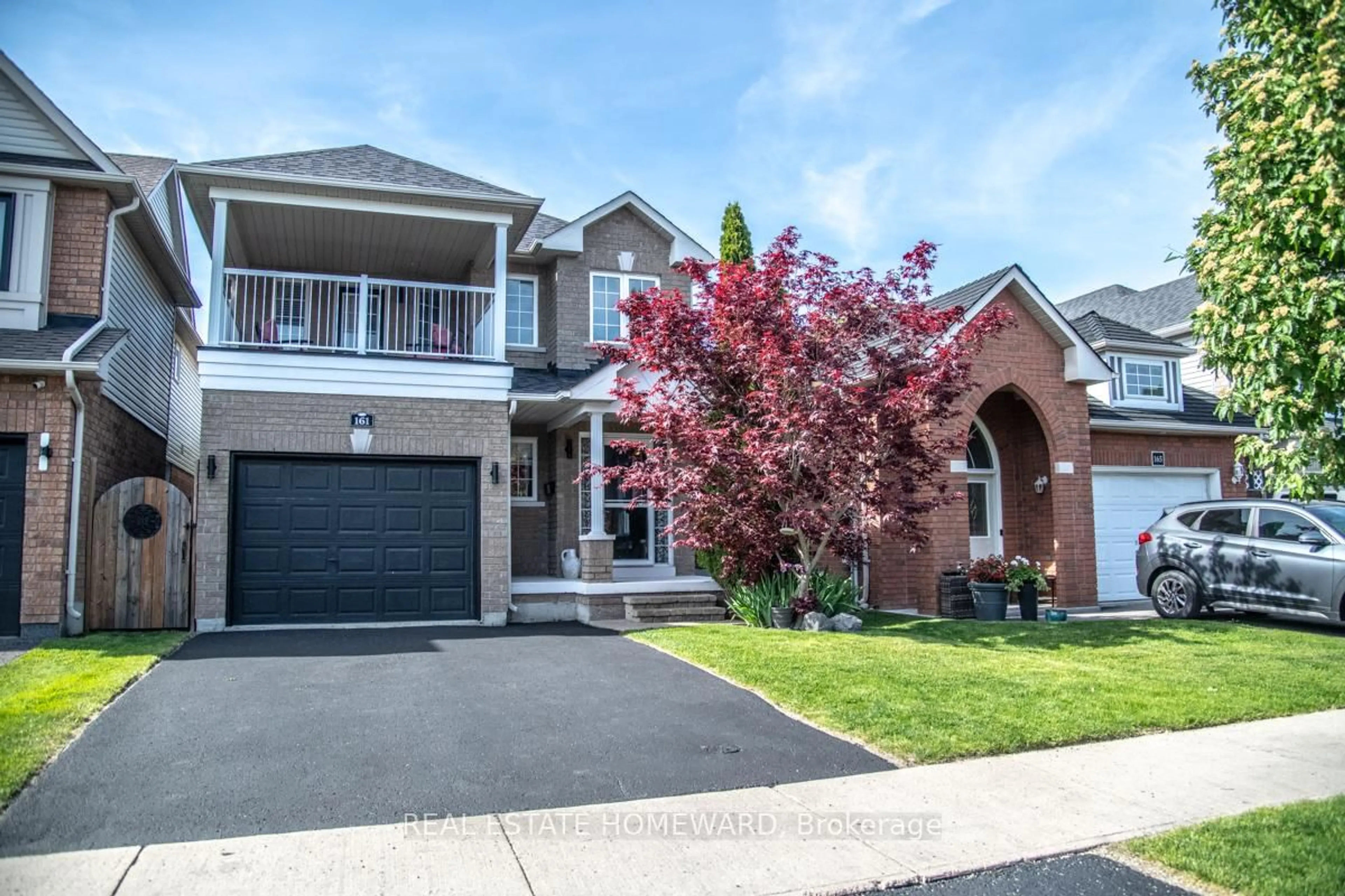 Home with brick exterior material, street for 161 Hutton Pl, Clarington Ontario L1C 5K2