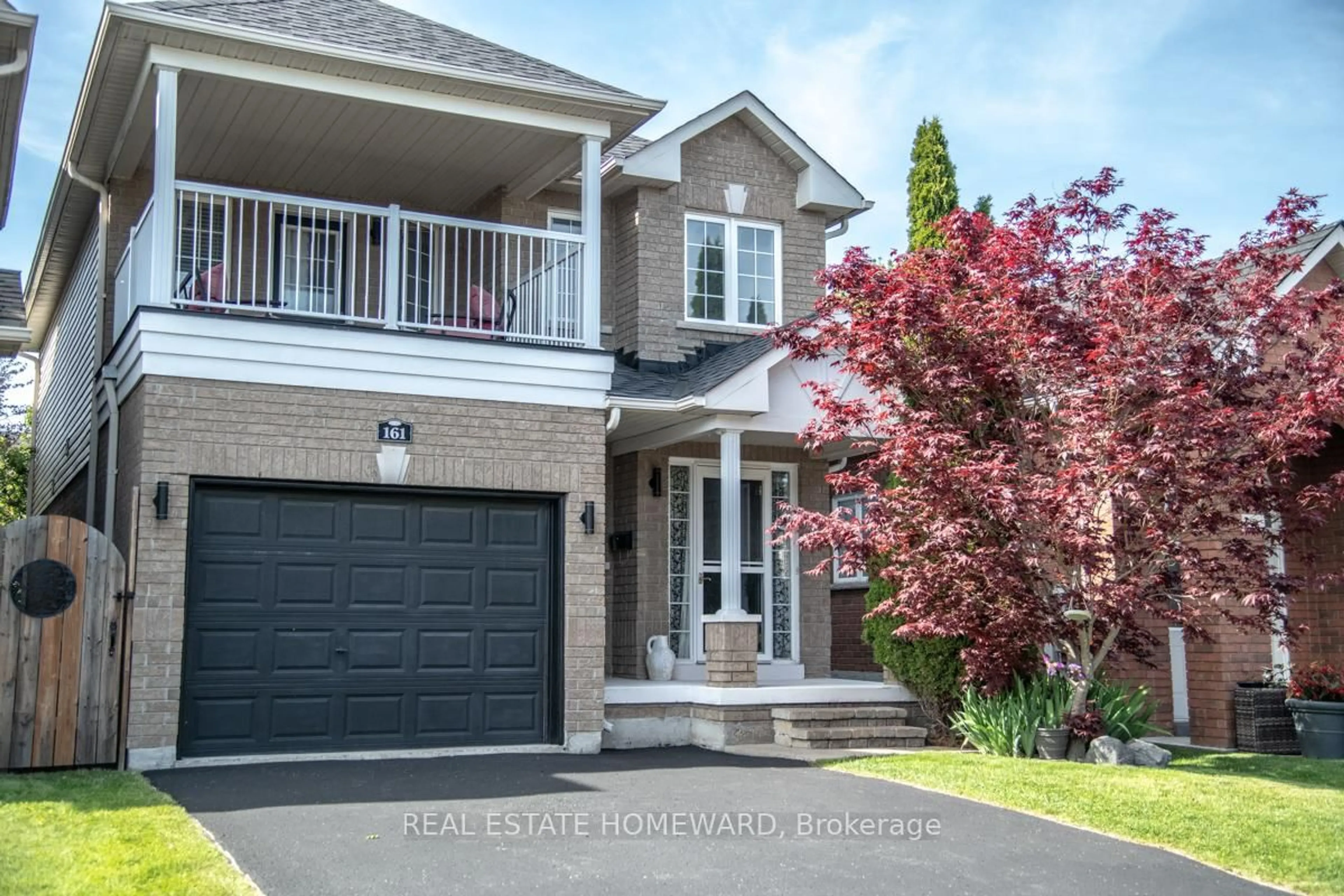 Home with brick exterior material, street for 161 Hutton Pl, Clarington Ontario L1C 5K2