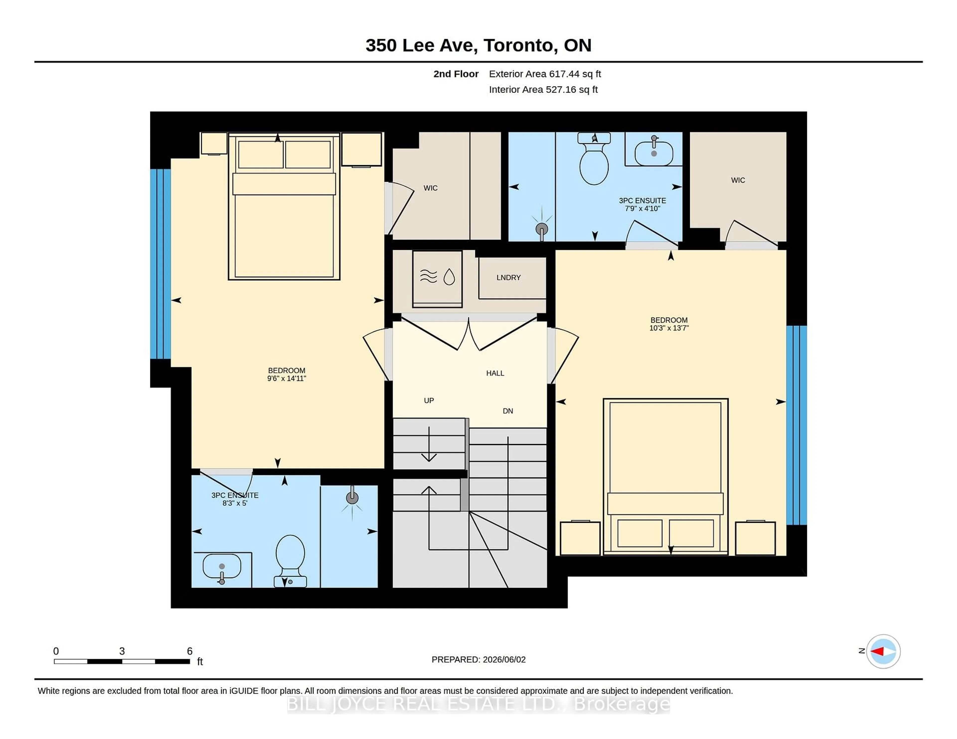 Floor plan for 350 Lee Ave, Toronto Ontario M4E 2P8
