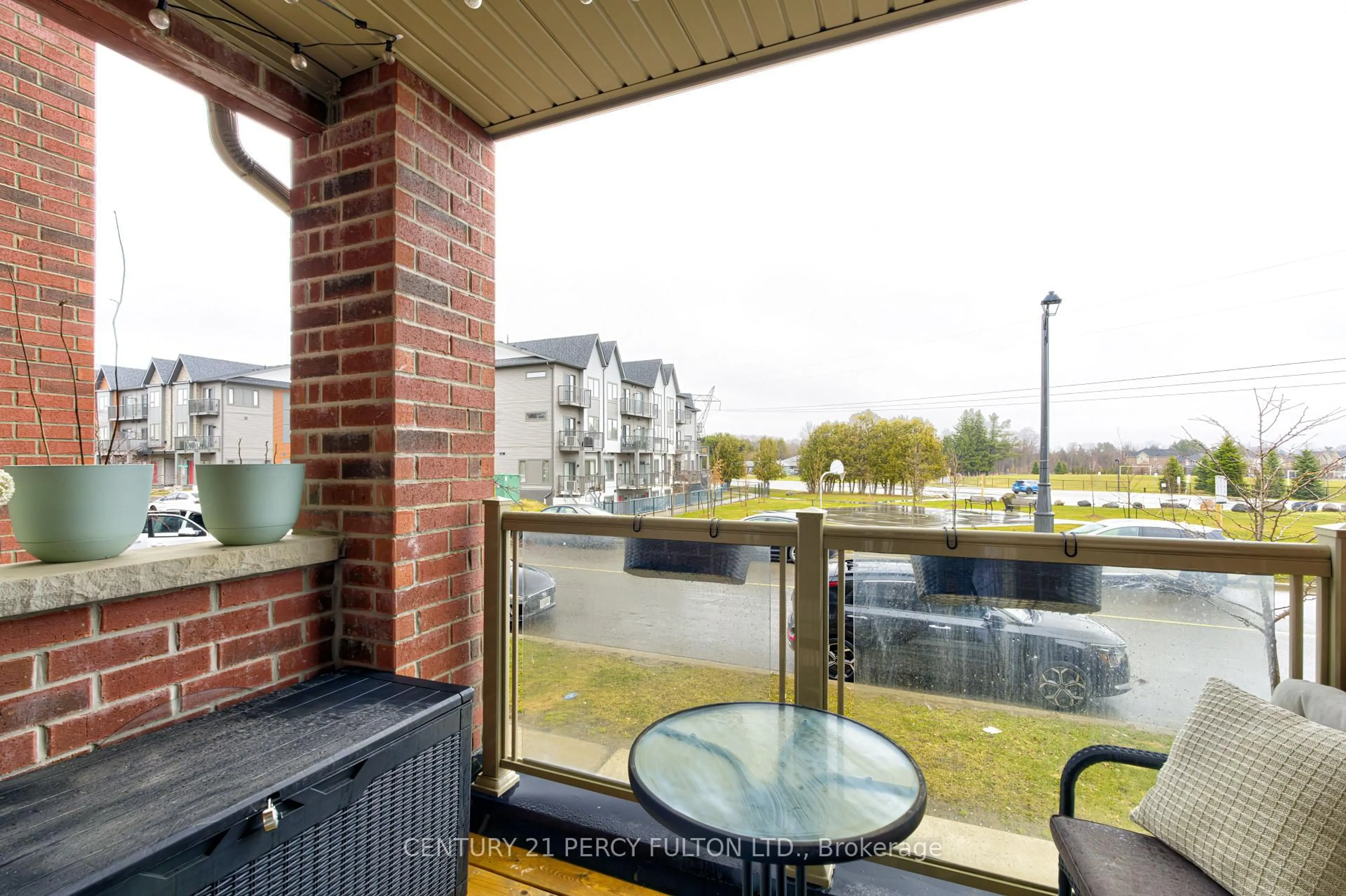 Balcony in the apartment, water/lake/river/ocean view for 2566 William Jackson Dr, Pickering Ontario L1X 0E5