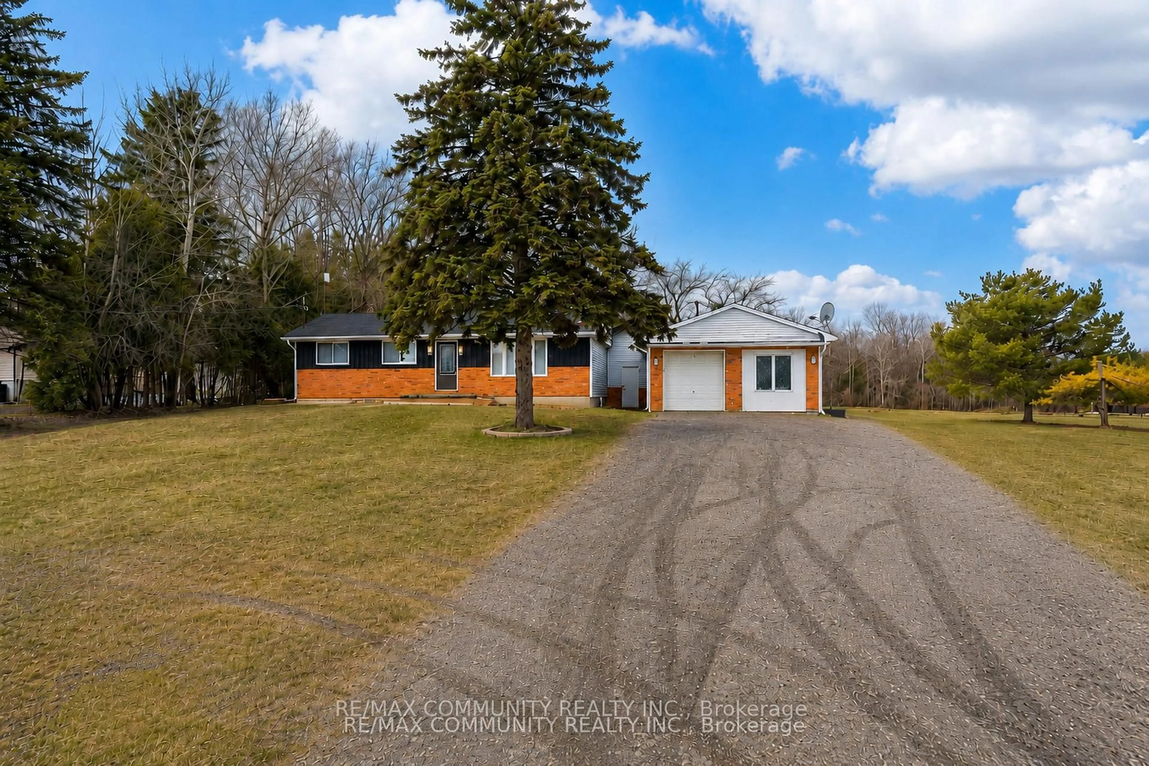 A pic from outside/outdoor area/front of a property/back of a property/a pic from drone, street for 11490 Simcoe St, Scugog Ontario L9L 1B3