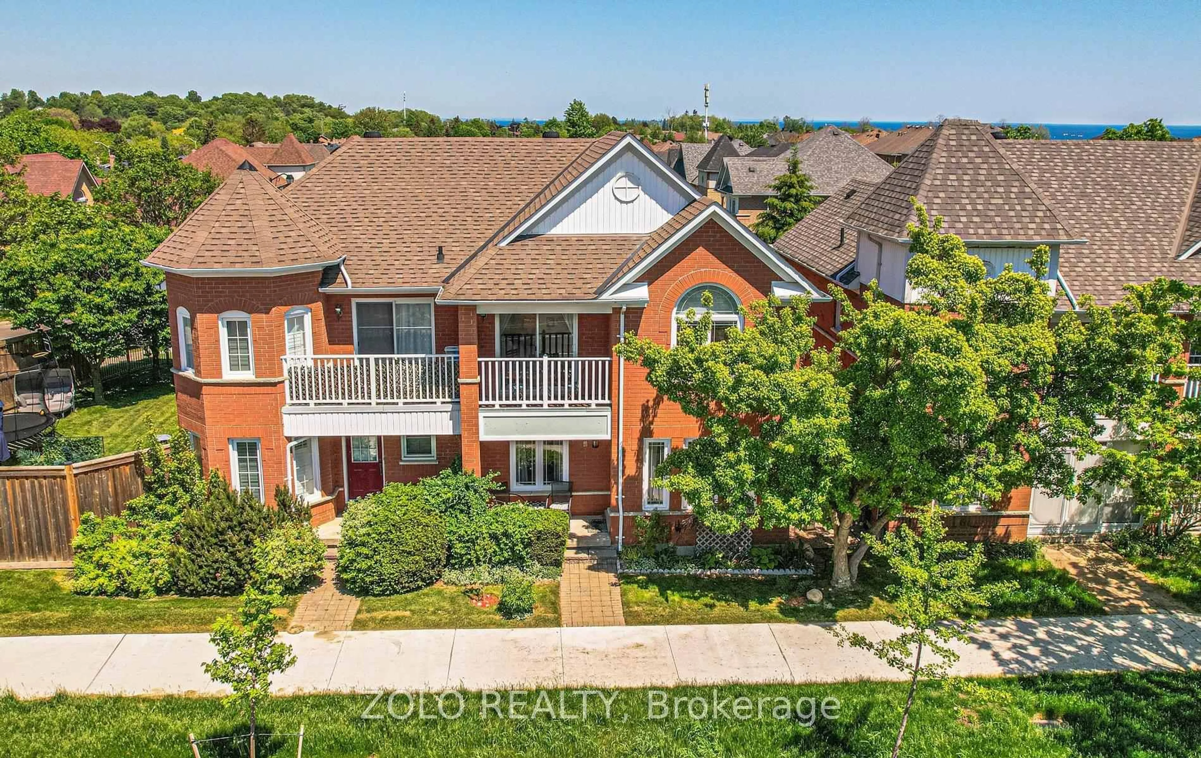A pic from outside/outdoor area/front of a property/back of a property/a pic from drone, city buildings view from balcony for 4 Trellanock Ave, Toronto Ontario M1C 5B3