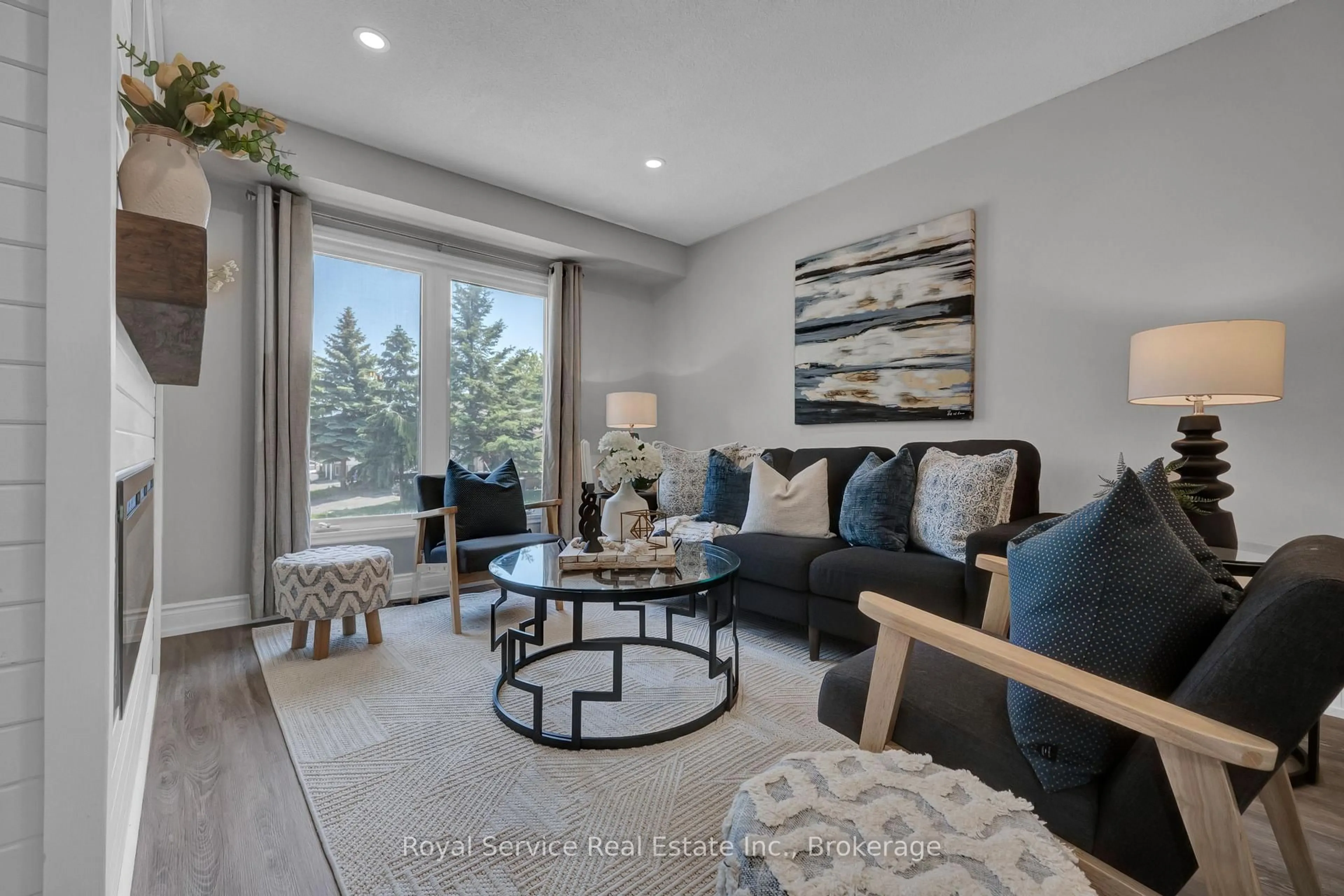 Living room with furniture, unknown for 58 John Scott Crt, Clarington Ontario L1C 4L1