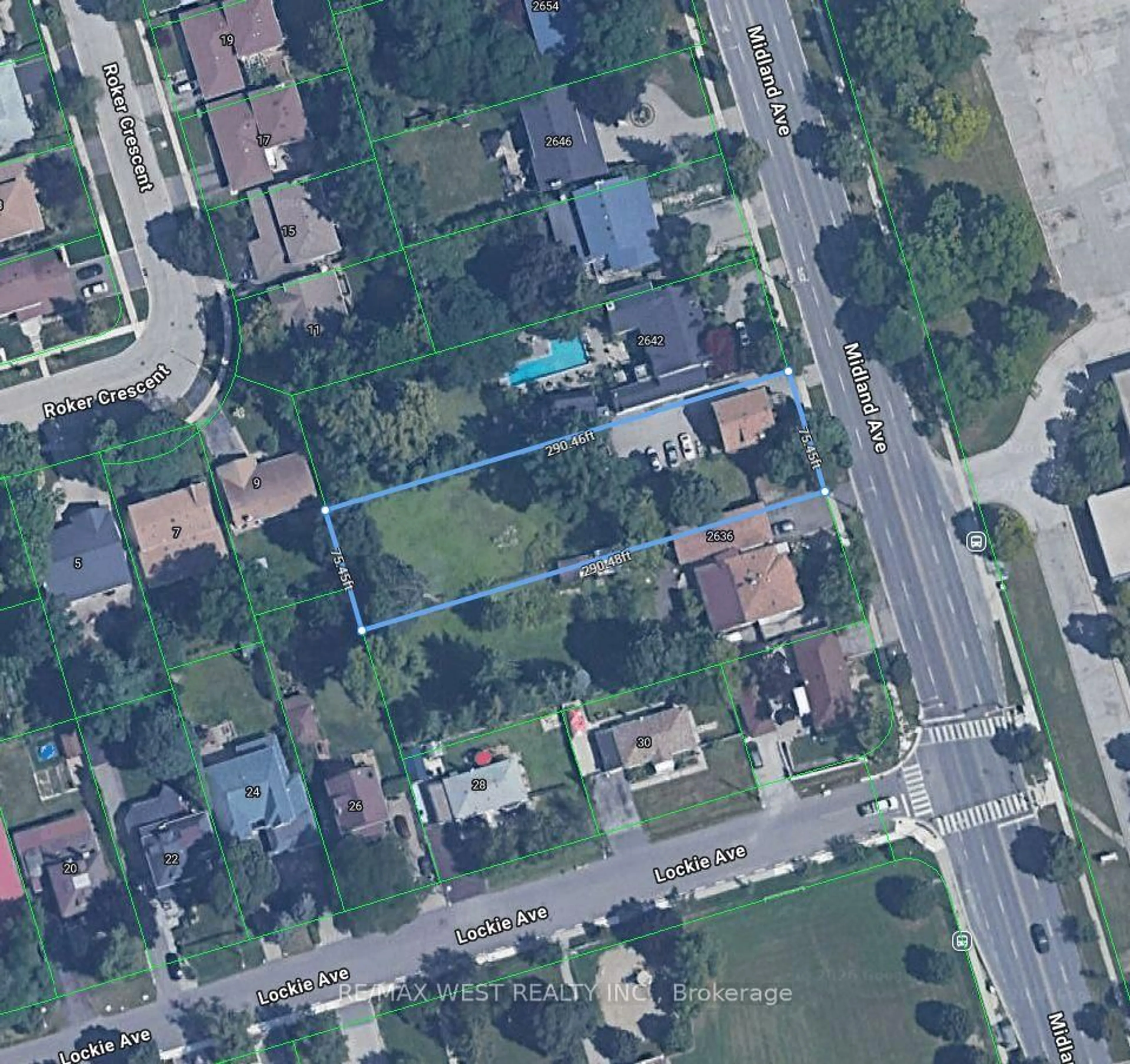 A pic from outside/outdoor area/front of a property/back of a property/a pic from drone, street for 2642 Midland Ave, Toronto Ontario M1S 1R7