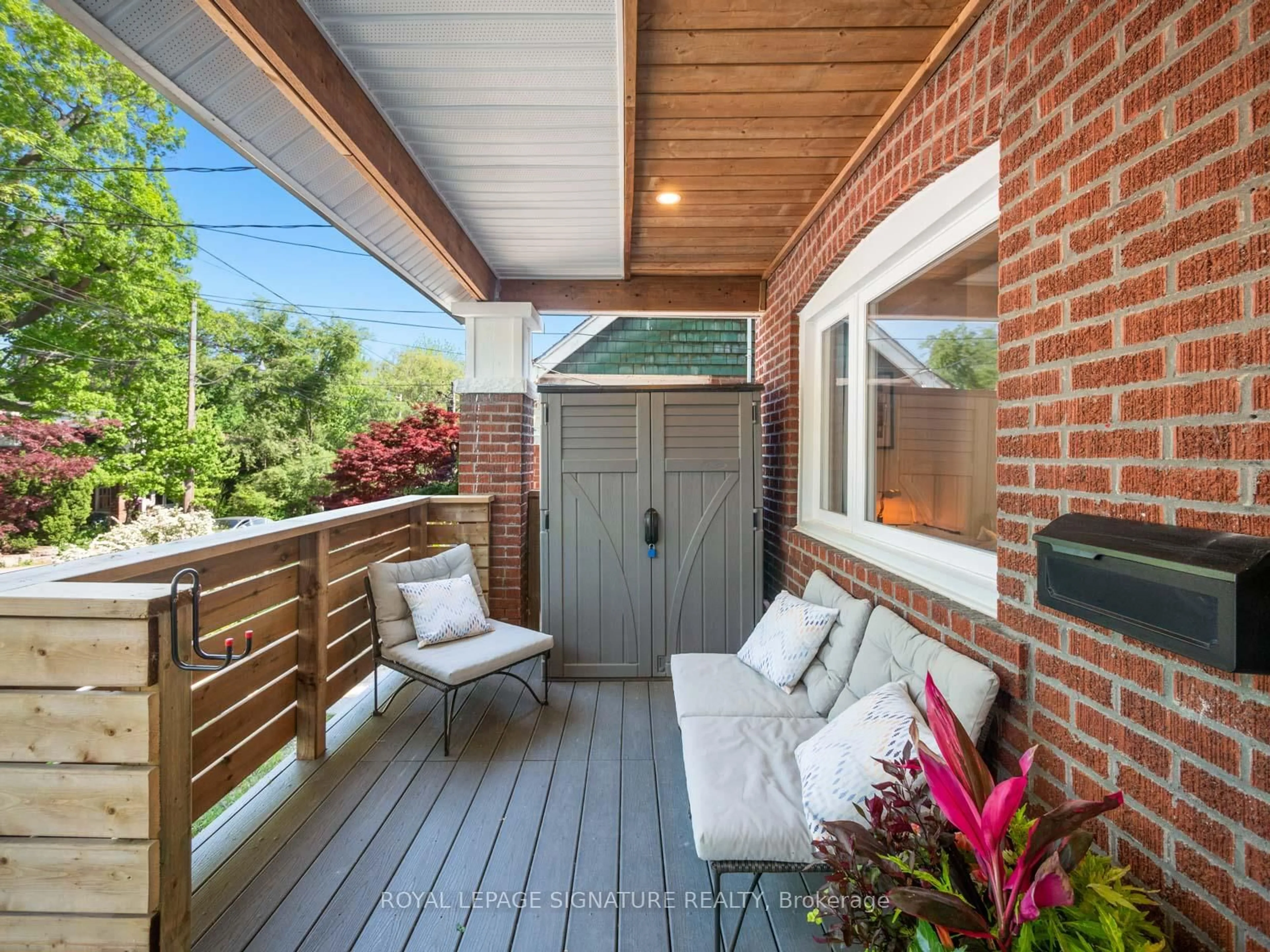 Home with brick exterior material, street for 82 Glenmount Park Rd, Toronto Ontario M4E 2N2