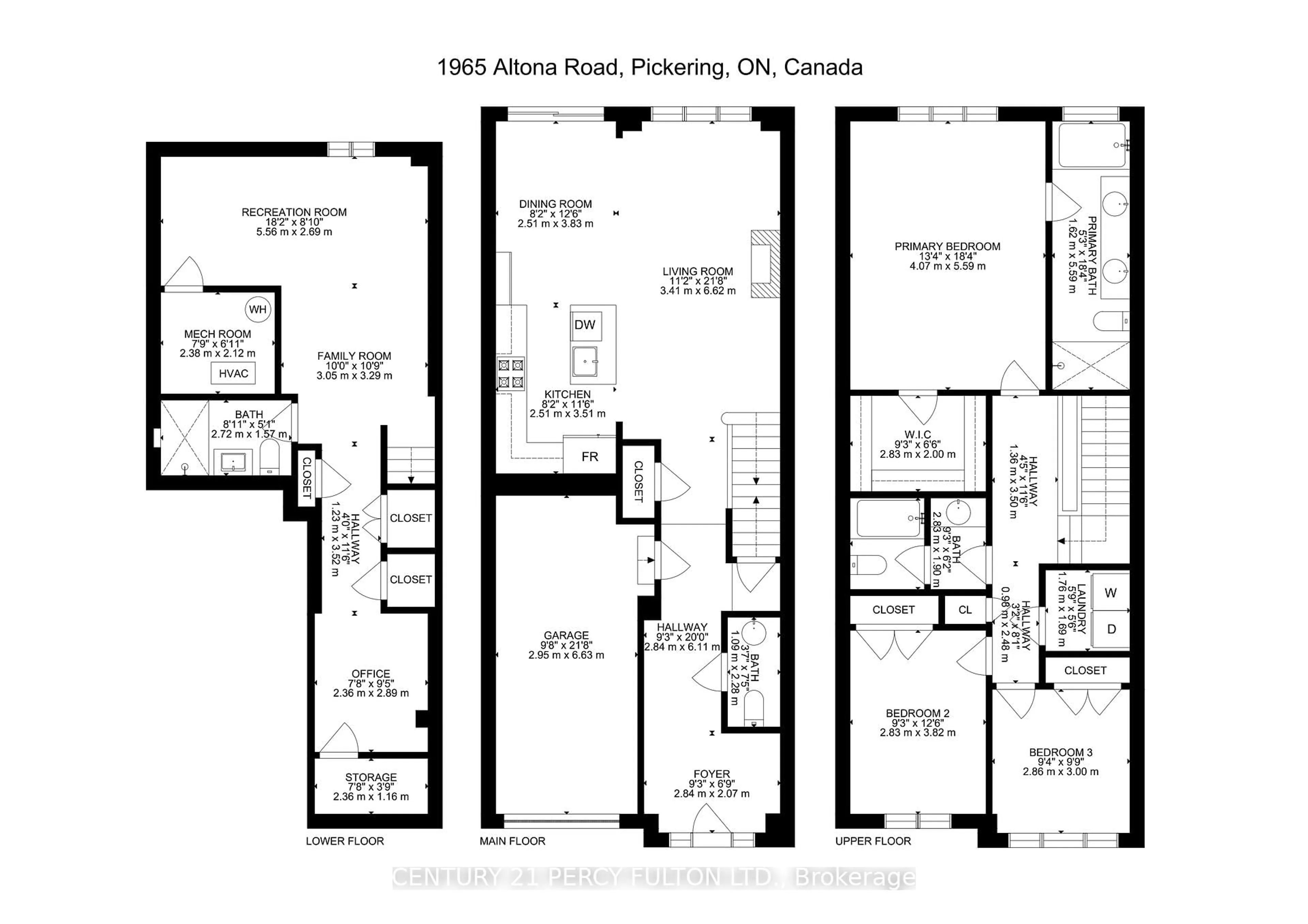 Floor plan for 1965 Altona Rd #34, Pickering Ontario L1V 0E5