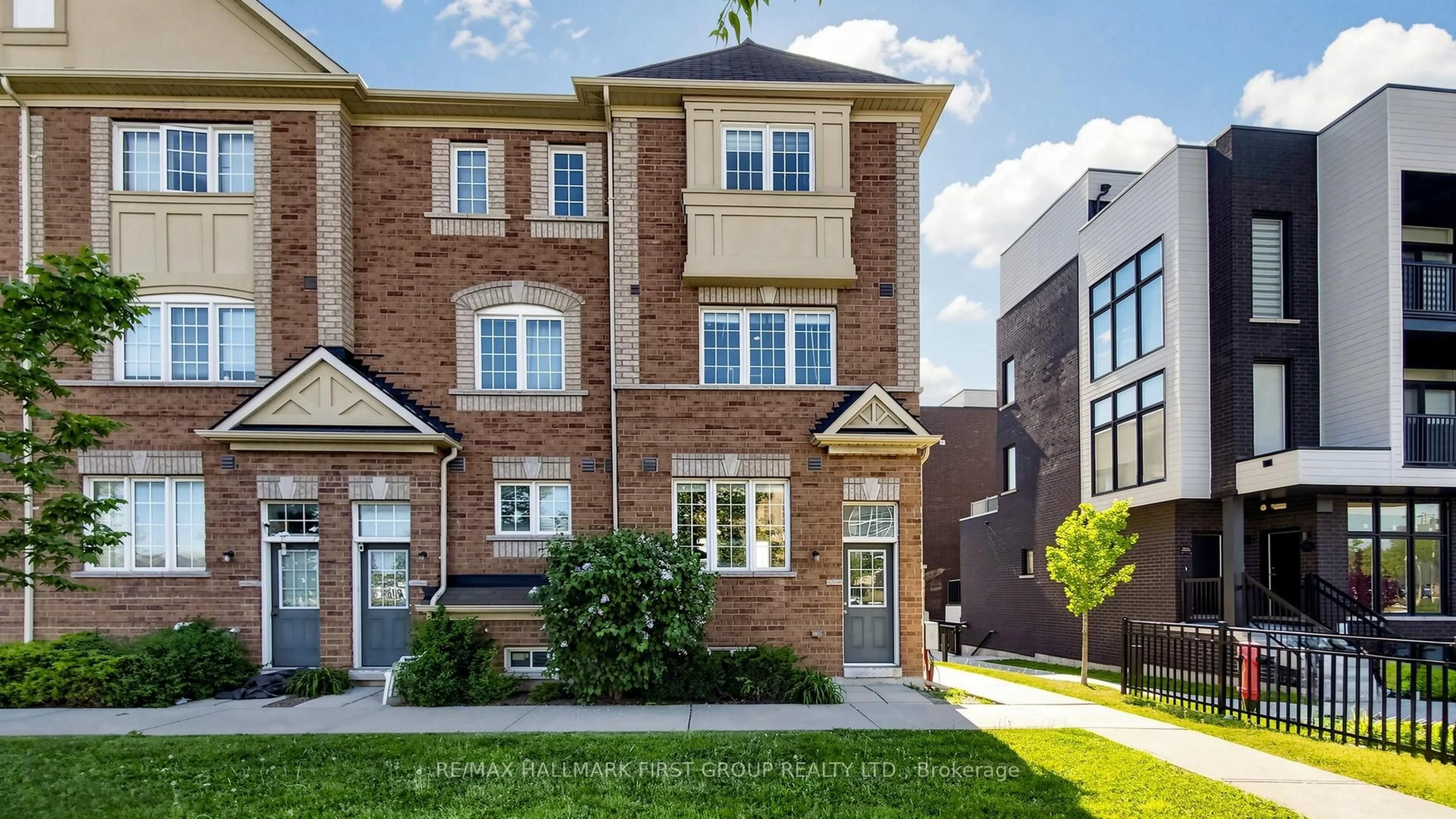 Home with brick exterior material, street for 1 Cooperage Lane, Ajax Ontario L1S 0E8