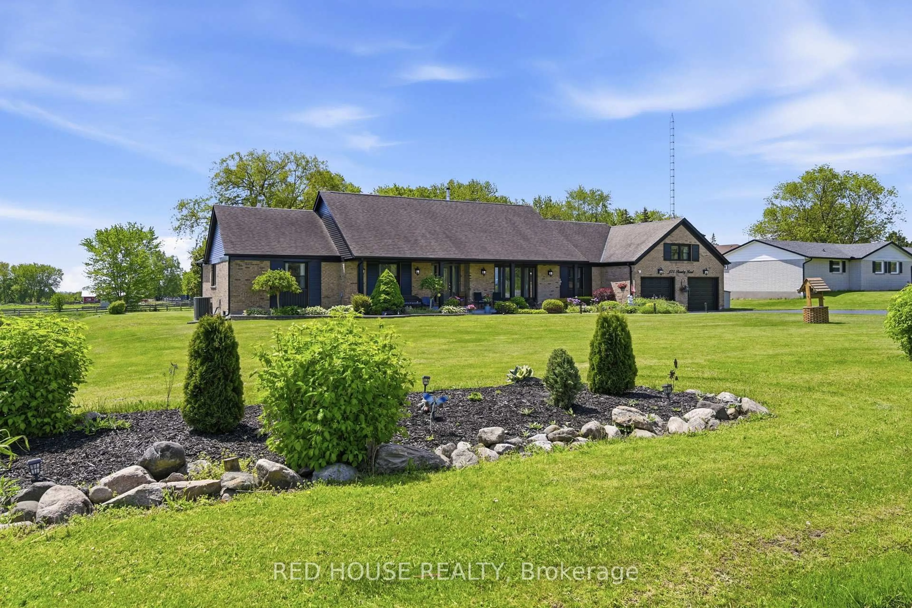 A pic from outside/outdoor area/front of a property/back of a property/a pic from drone, unknown for 875 Brawley Rd, Whitby Ontario L0B 1A0