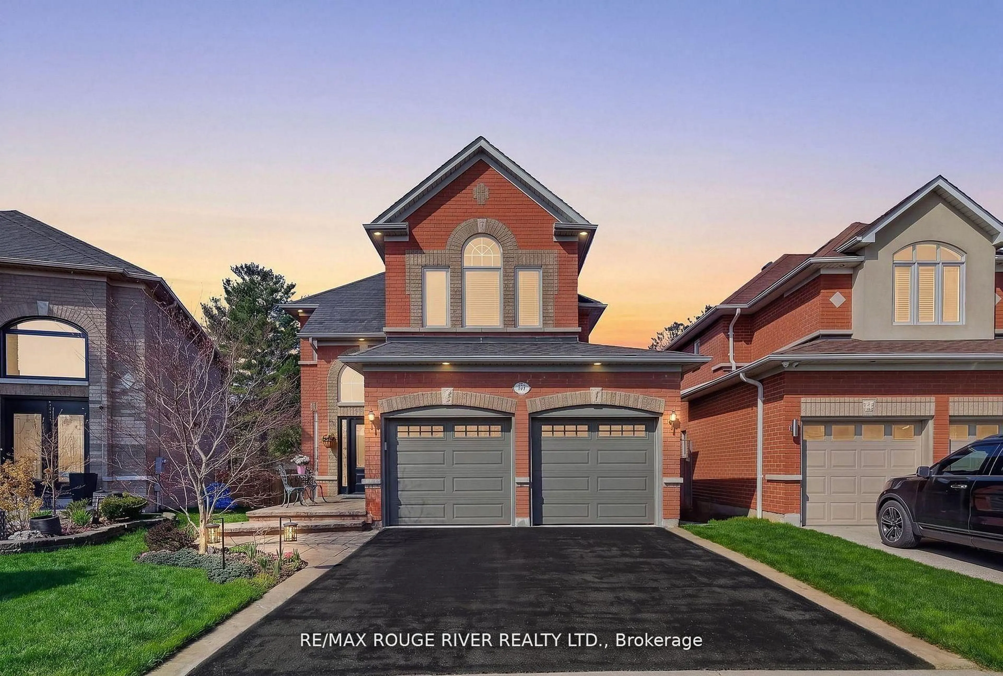 Home with brick exterior material, street for 461 Summerpark Cres, Pickering Ontario L1V 7A9