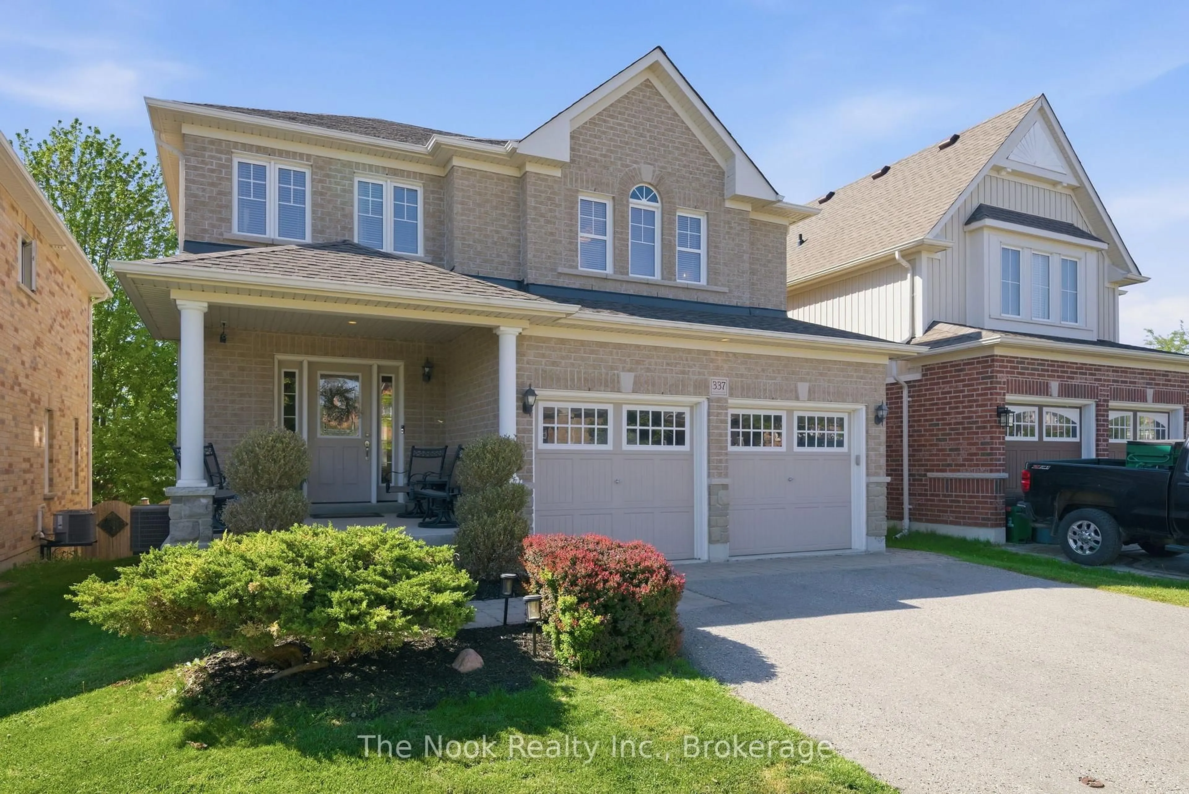 Home with brick exterior material, street for 337 Bons Ave, Clarington Ontario L1C 0A2