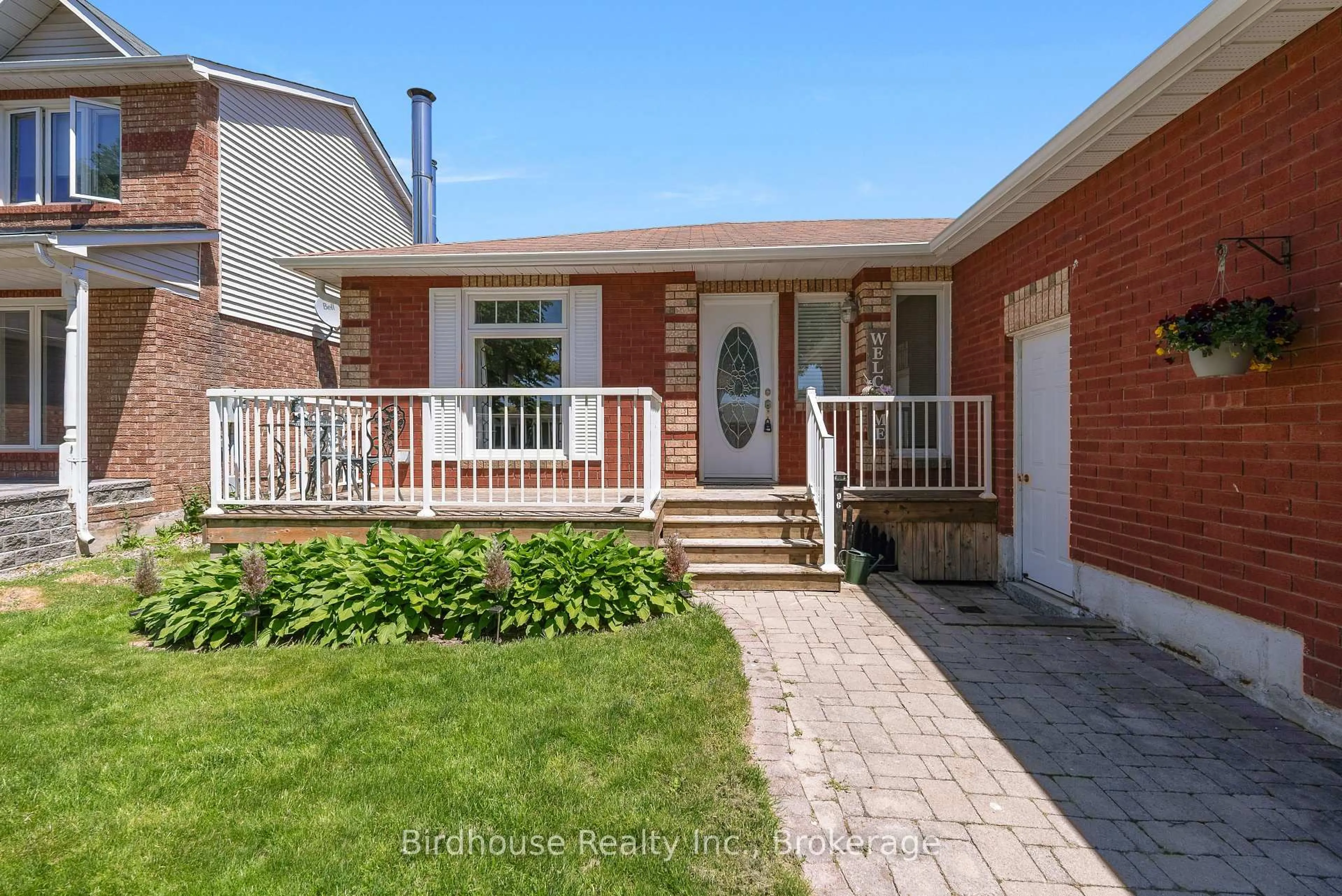 Home with brick exterior material, street for 96 Foster Creek Dr, Clarington Ontario L1B 1G5