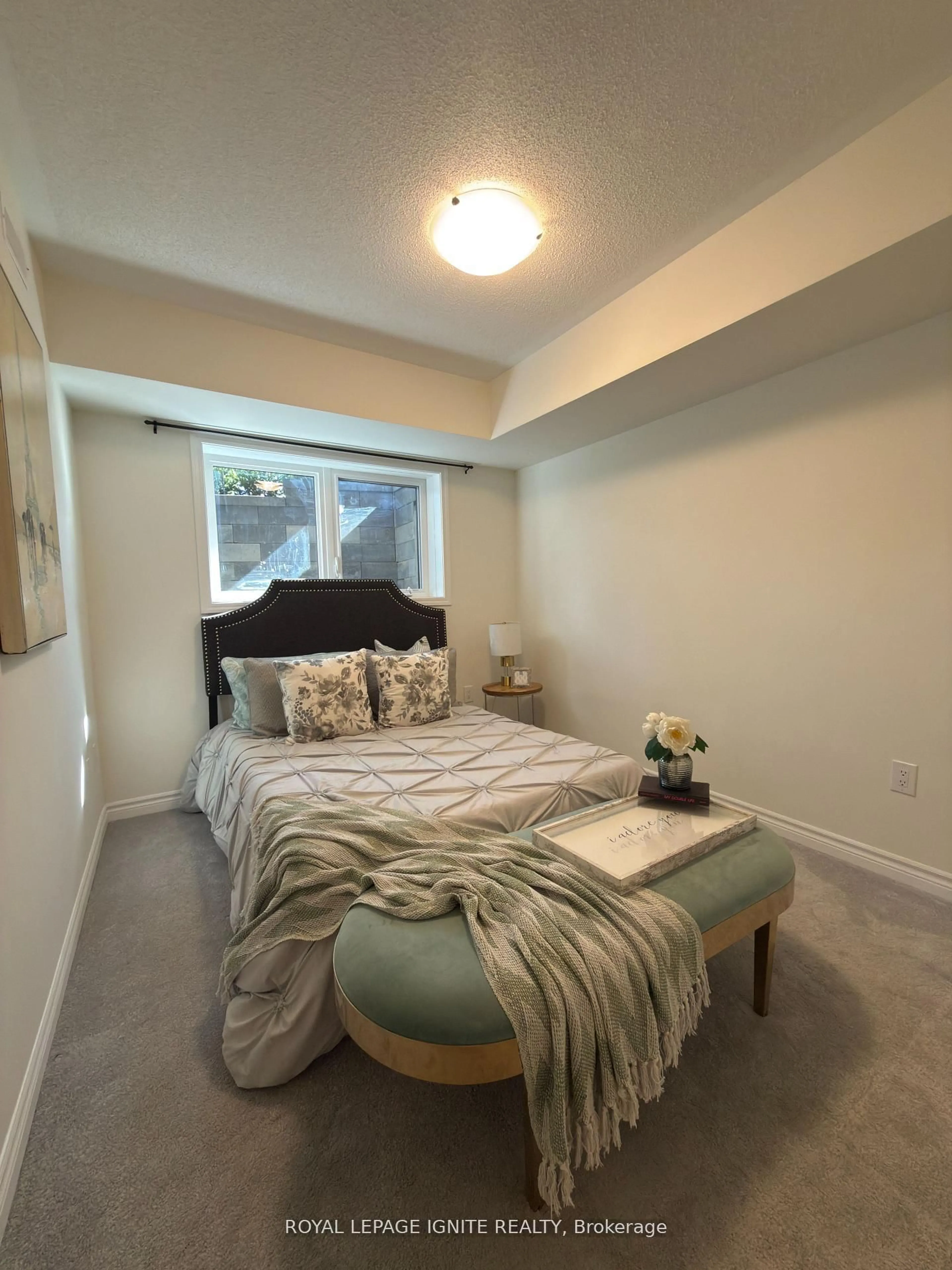 Bedroom with bed, unknown for 1081 Danforth Rd #119, Toronto Ontario M1J 0B2