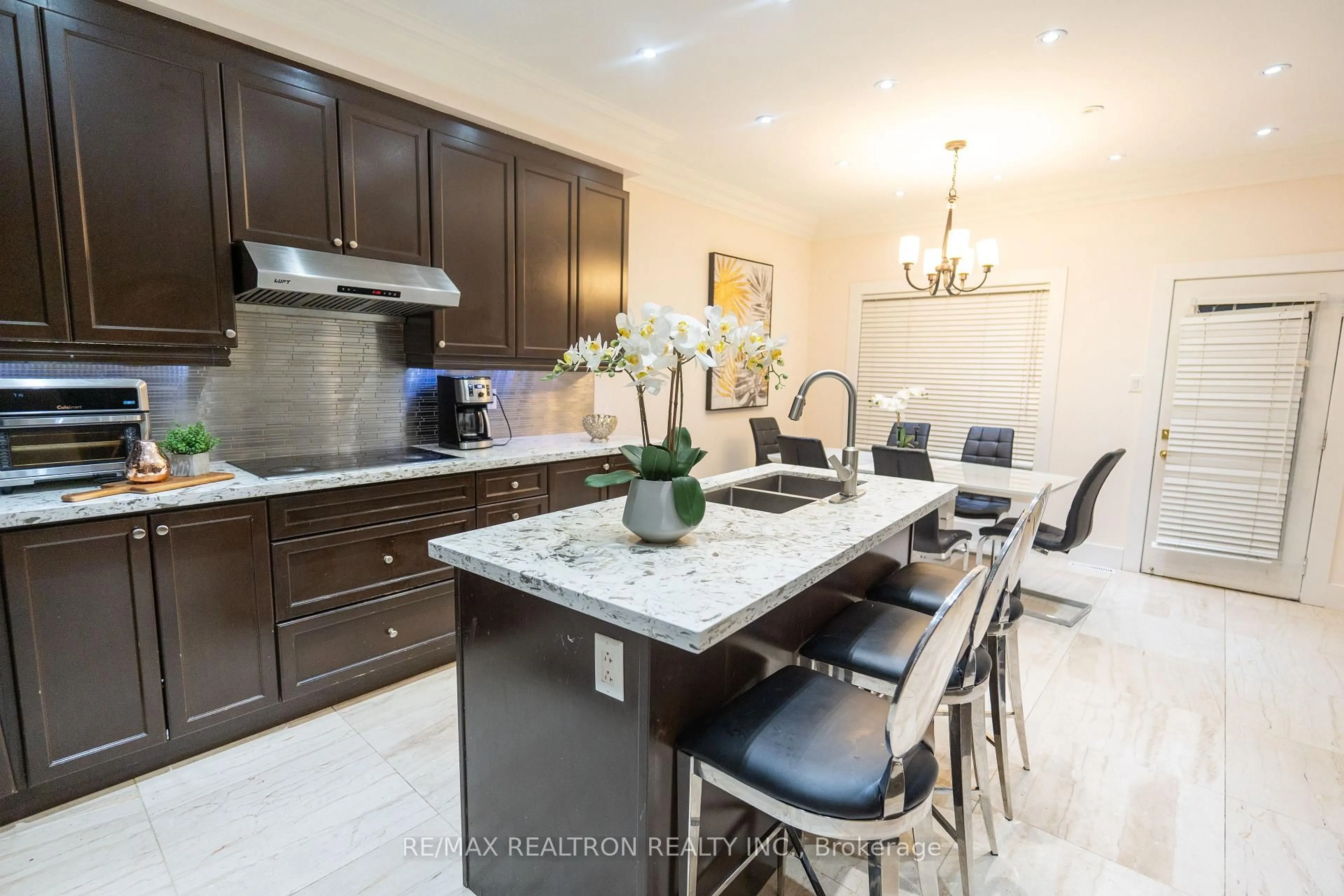 Open concept kitchen, ceramic/tile floor for 58 Shepstone Dr, Ajax Ontario L1Z 0G2