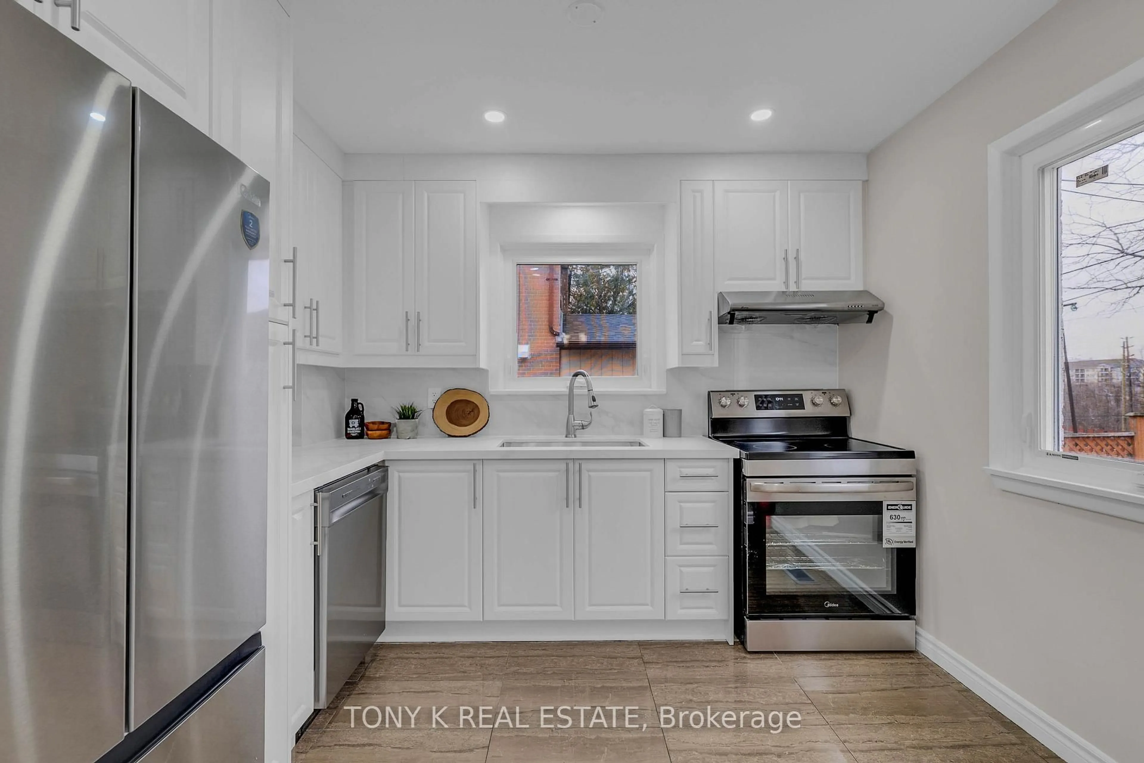 Standard kitchen, ceramic/tile floor for 65 Clapperton Ave, Toronto Ontario M1L 4K7