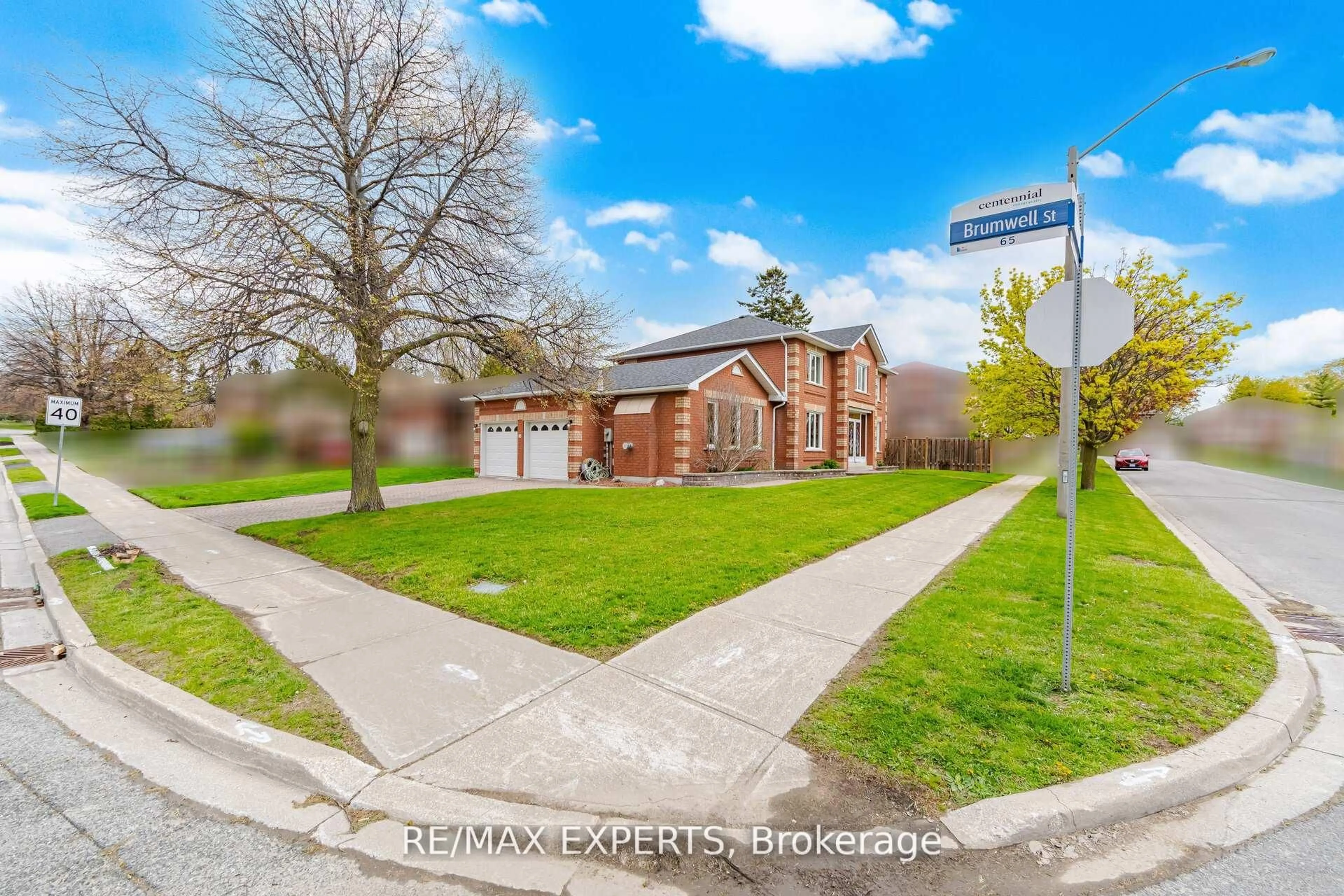 Home with brick exterior material, street for 65 Brumwell St, Toronto Ontario M1C 2K7