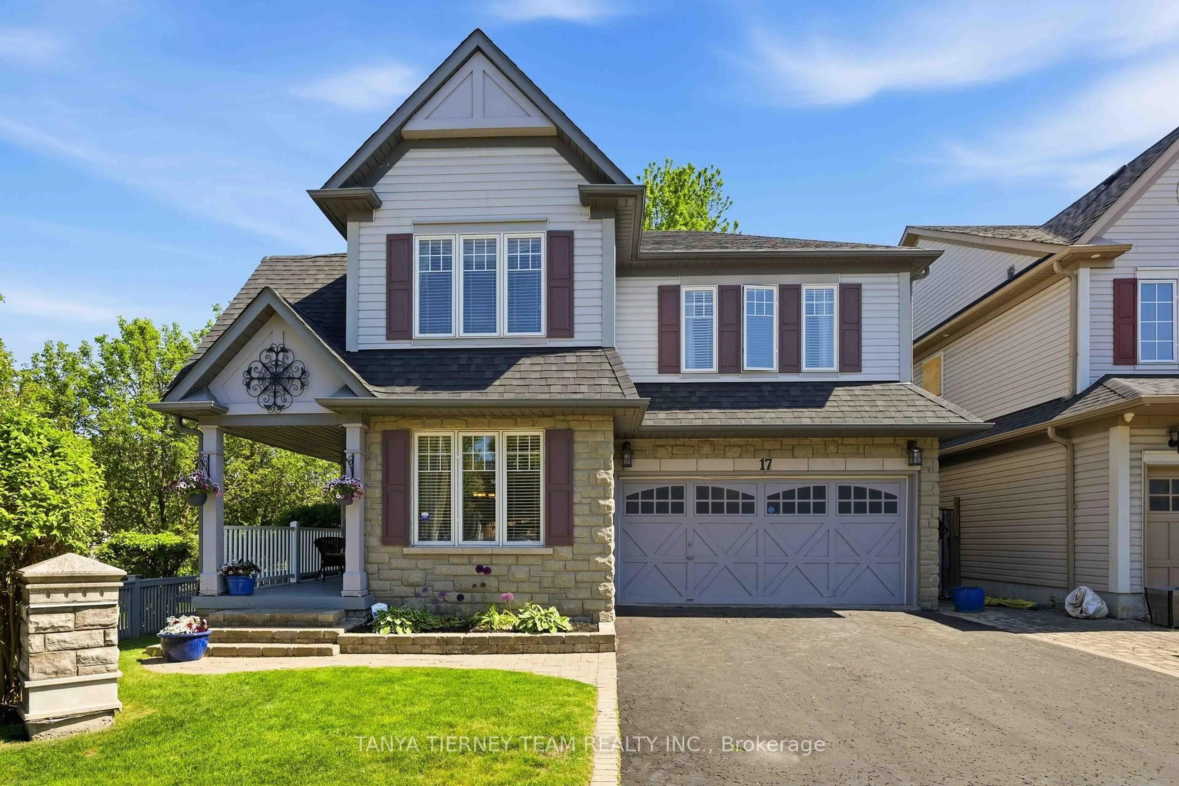 Home with brick exterior material, street for 17 Robert Attersley Dr, Whitby Ontario L1R 3E3