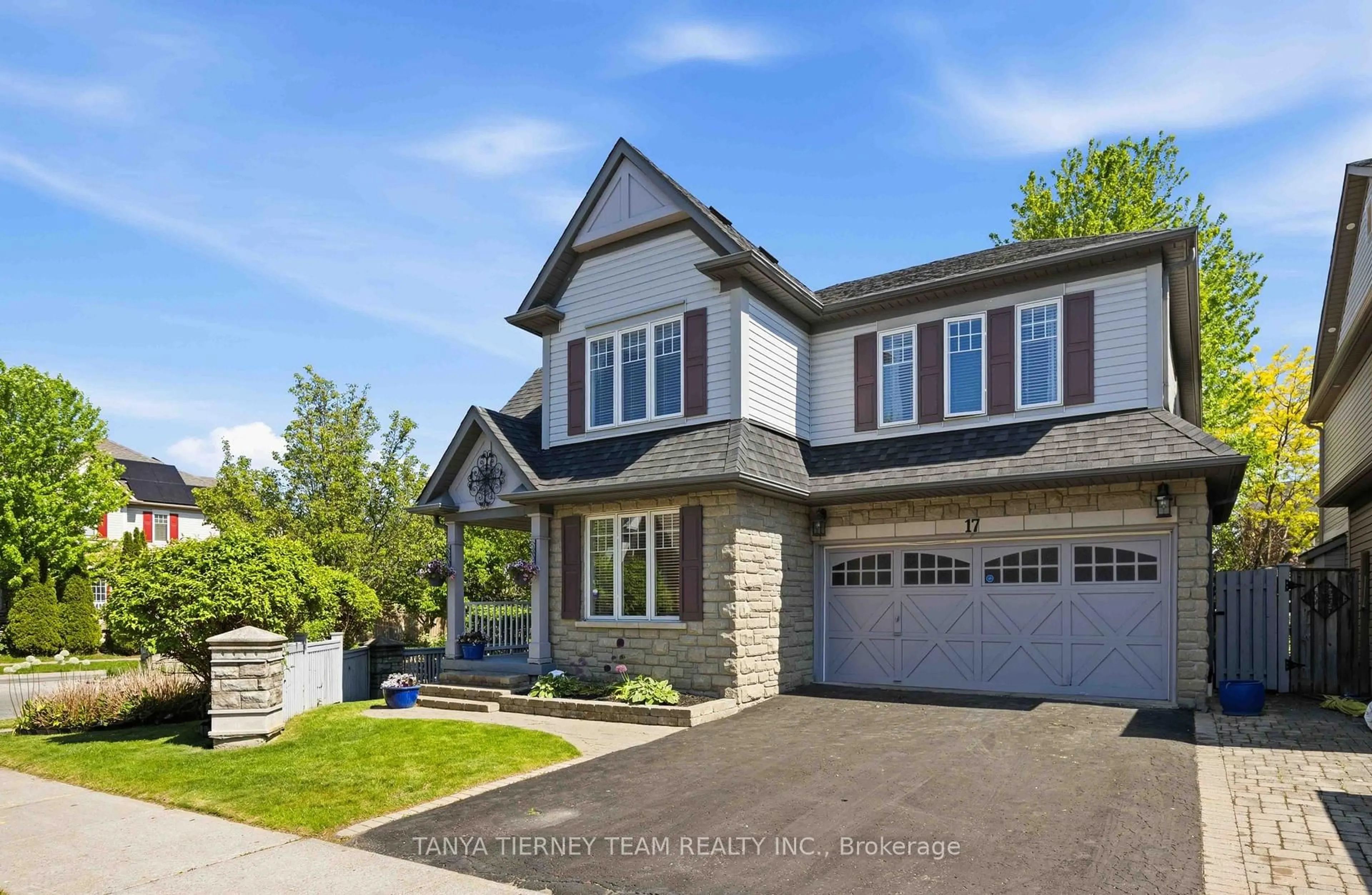Home with brick exterior material, street for 17 Robert Attersley Dr, Whitby Ontario L1R 3E3