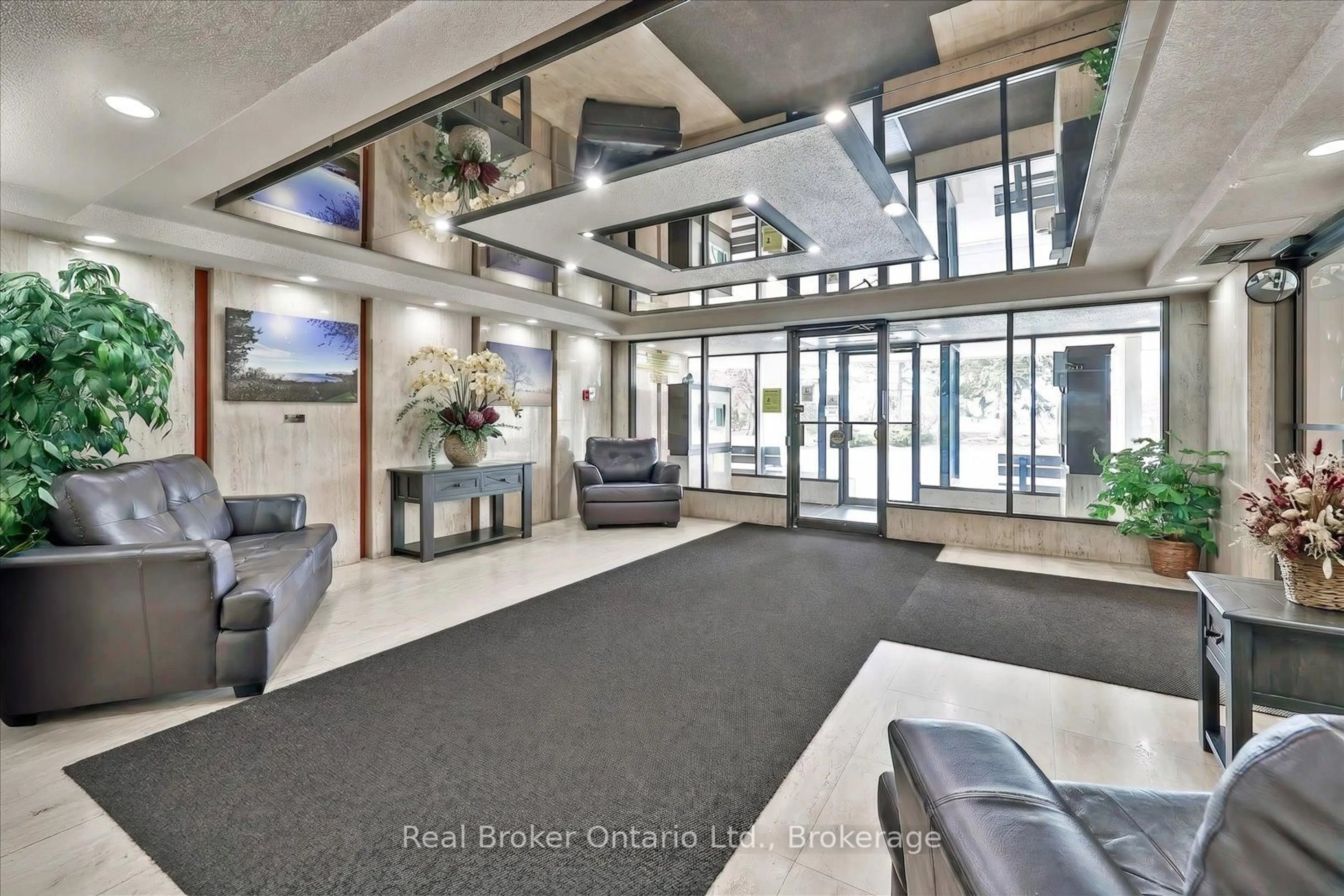 Indoor foyer for 66 Falby Crt #203, Ajax Ontario L1S 3L2